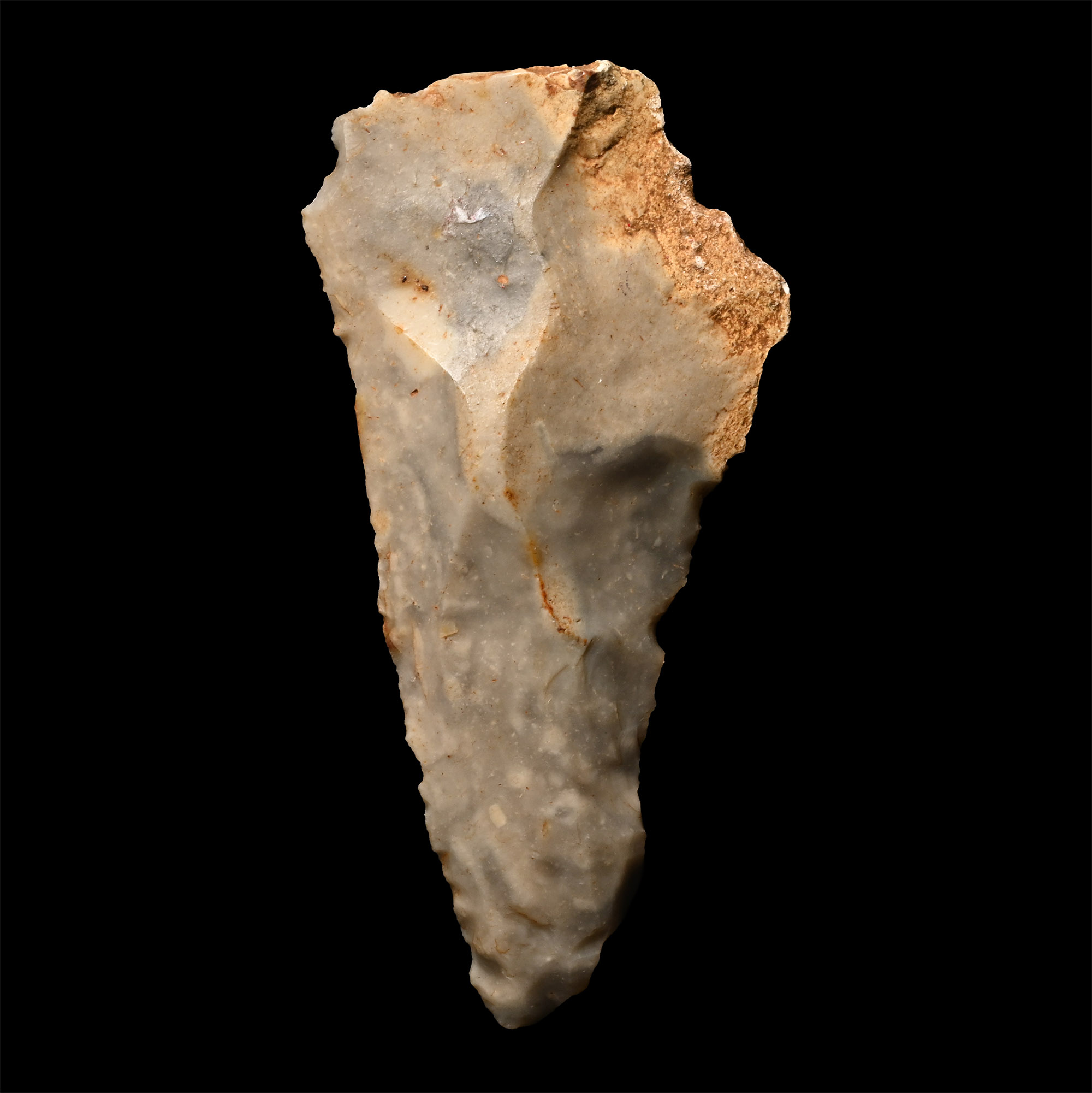 British Stone Age Knapped Flint Bifacial Knife from Farnham