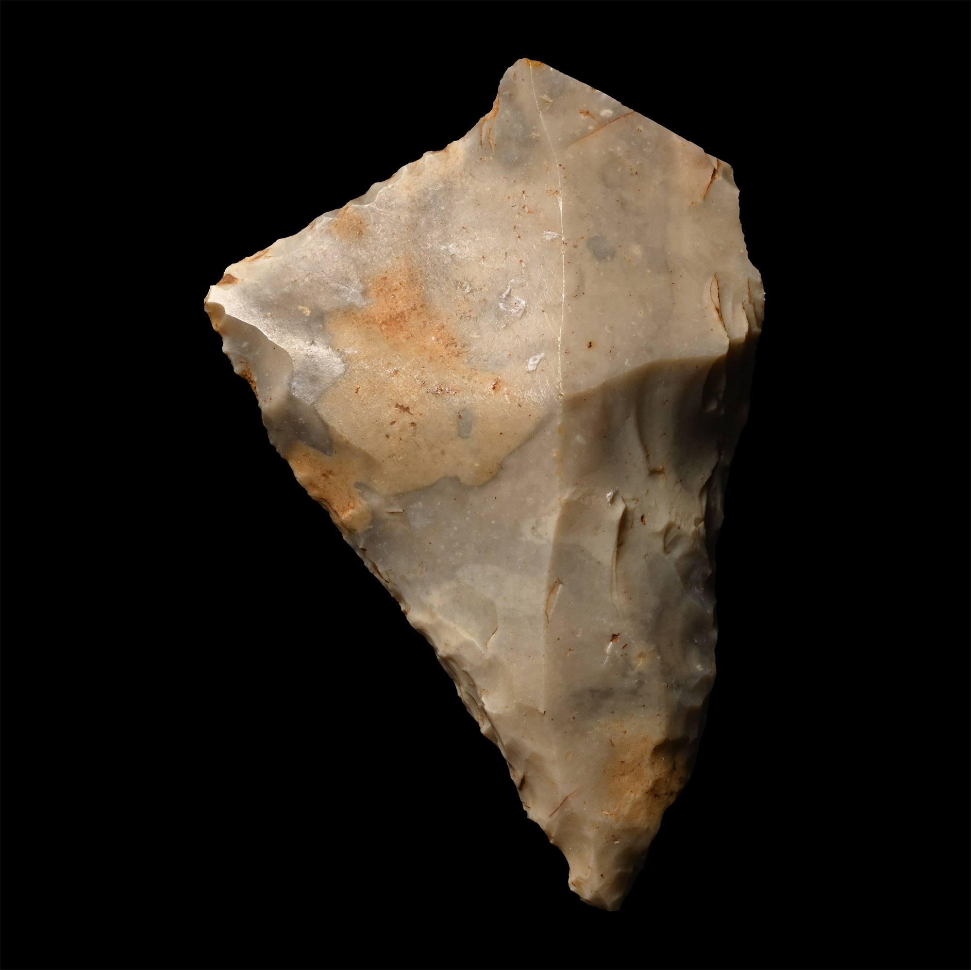 British Stone Age Knapped Flint Drill Tool from Farnham
