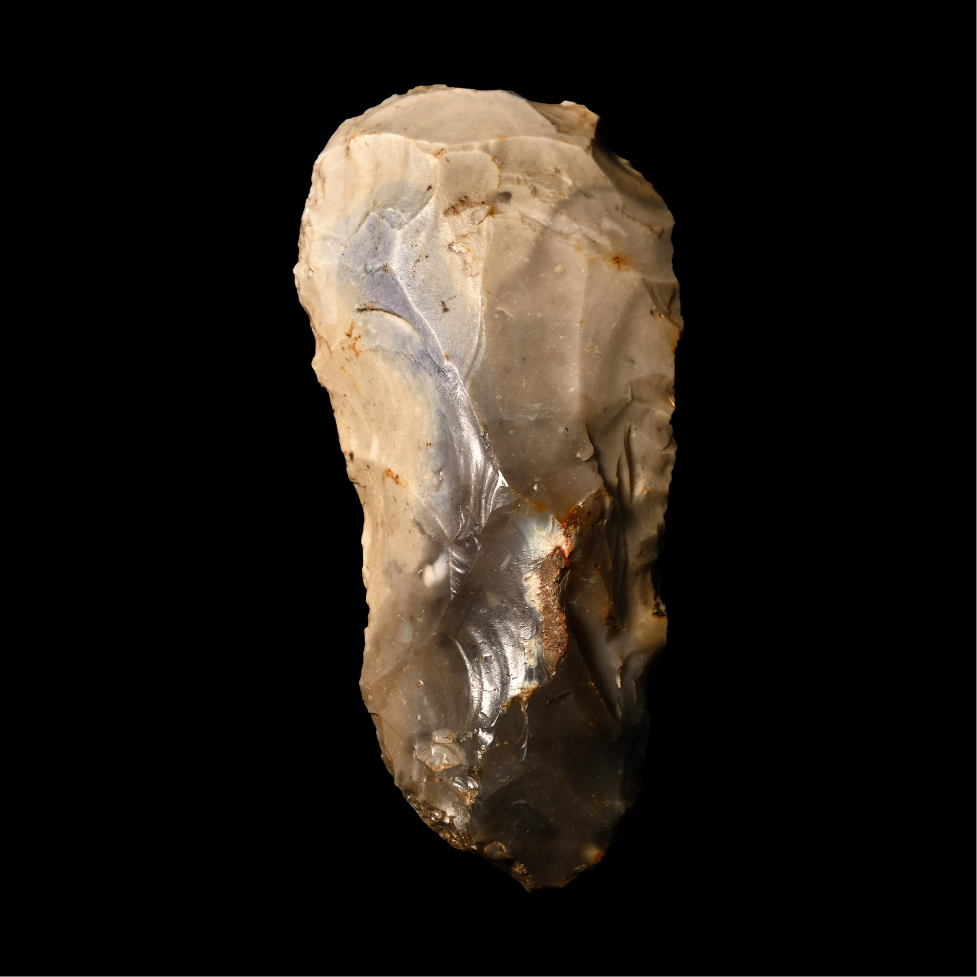British Stone Age Knapped Flint Axe Head from Farnham