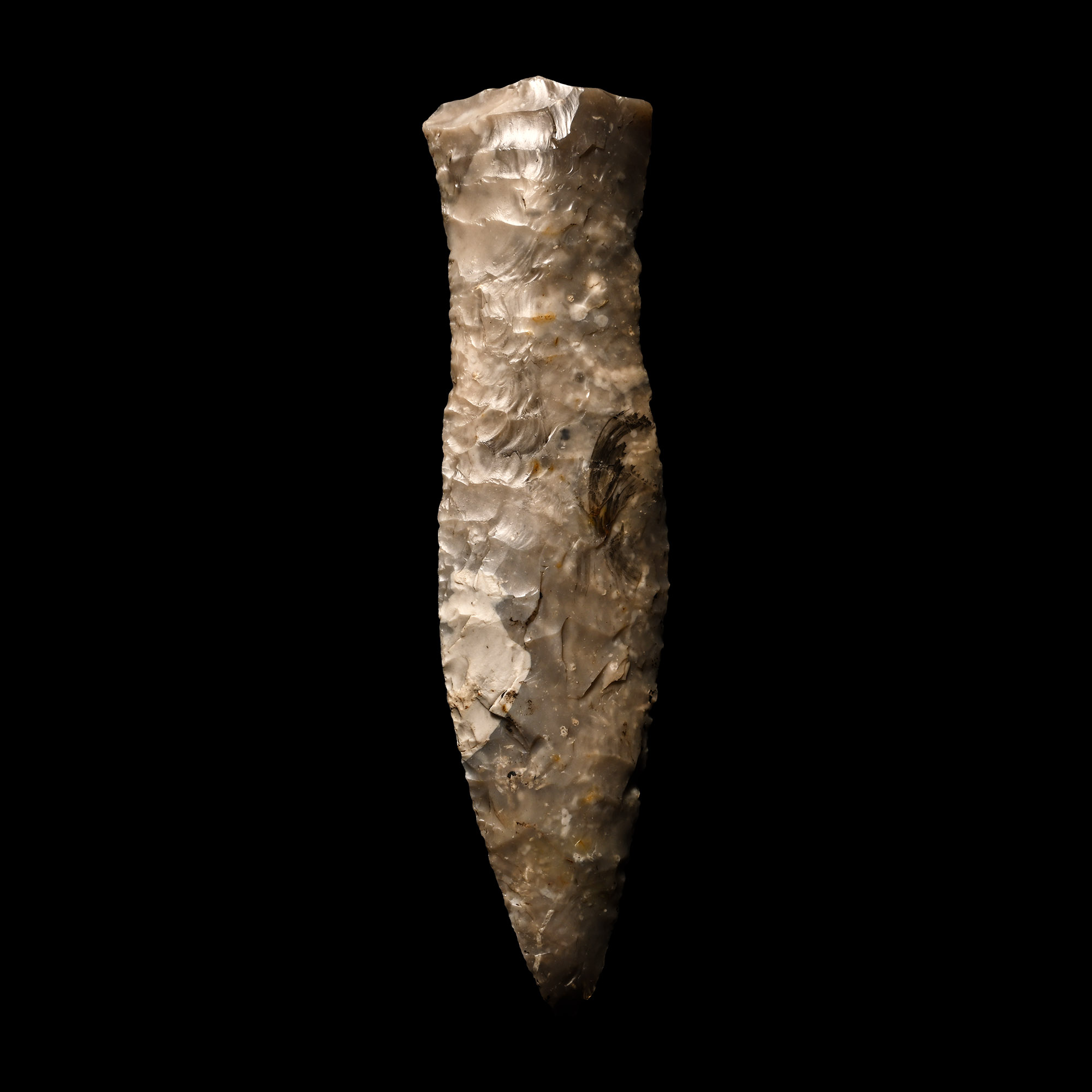 Stone Age Danish Type Knapped Flint Dagger