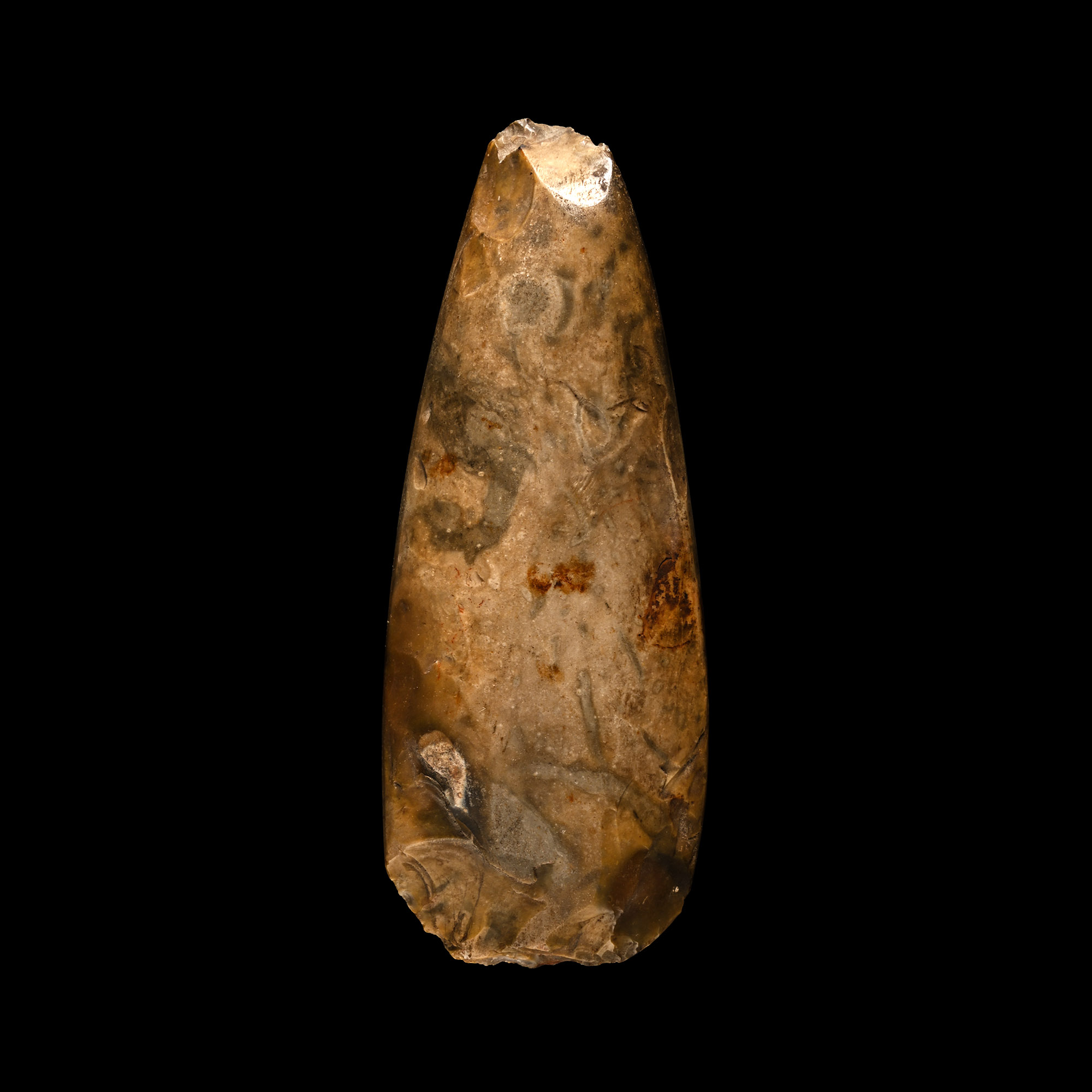 Stone Age Polished Flint Axe Head