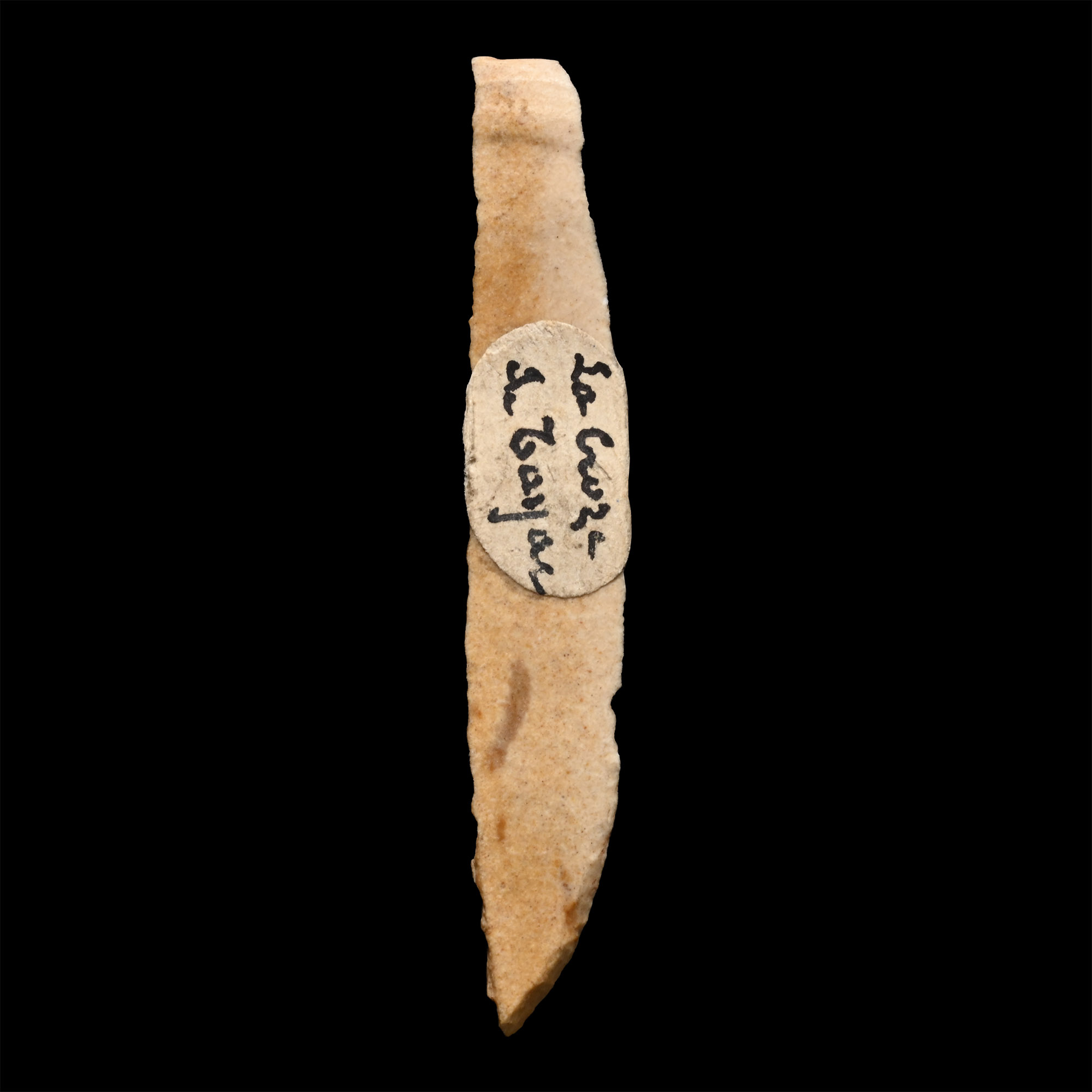 French Stone Age Knapped Flint Point