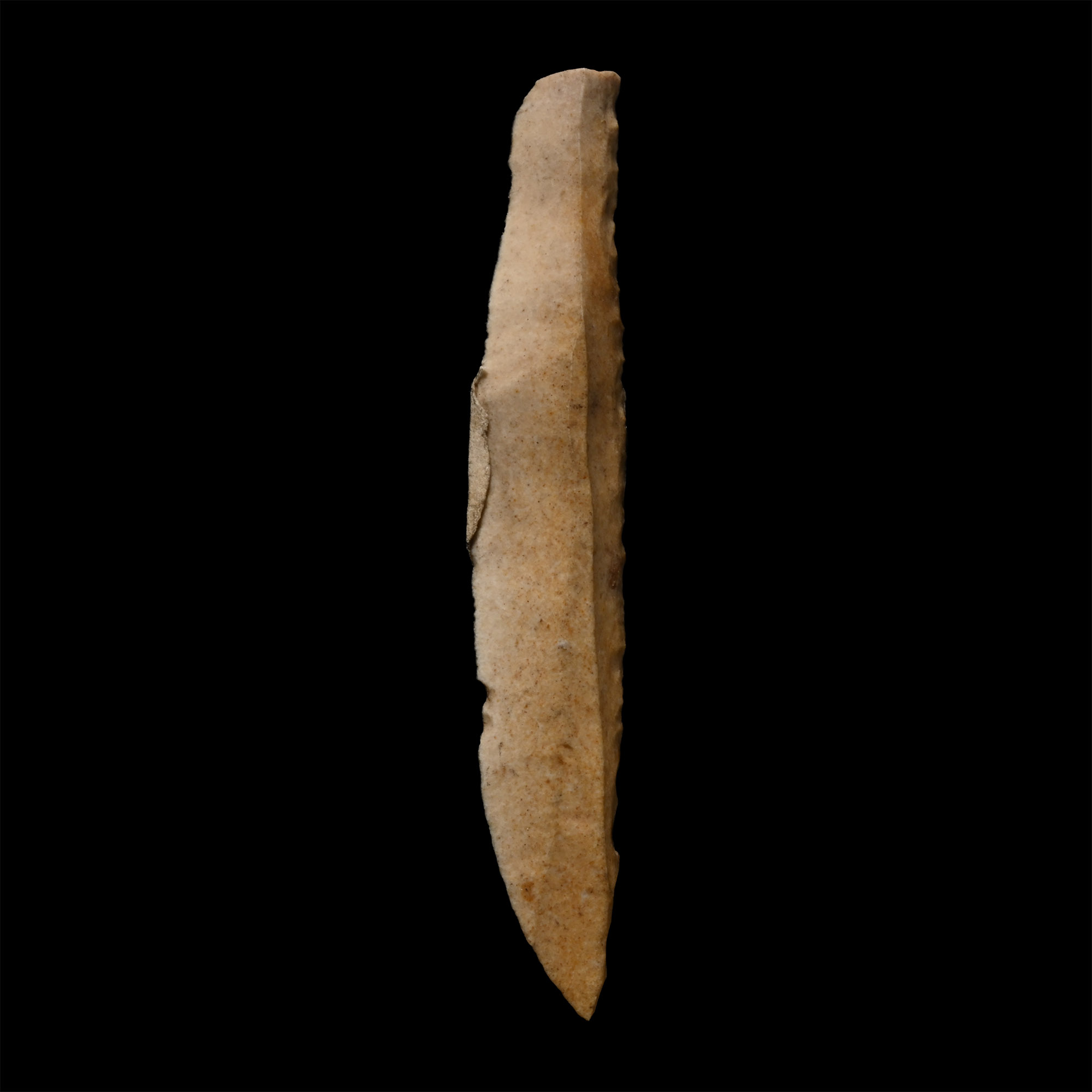 French Stone Age Knapped Flint Point