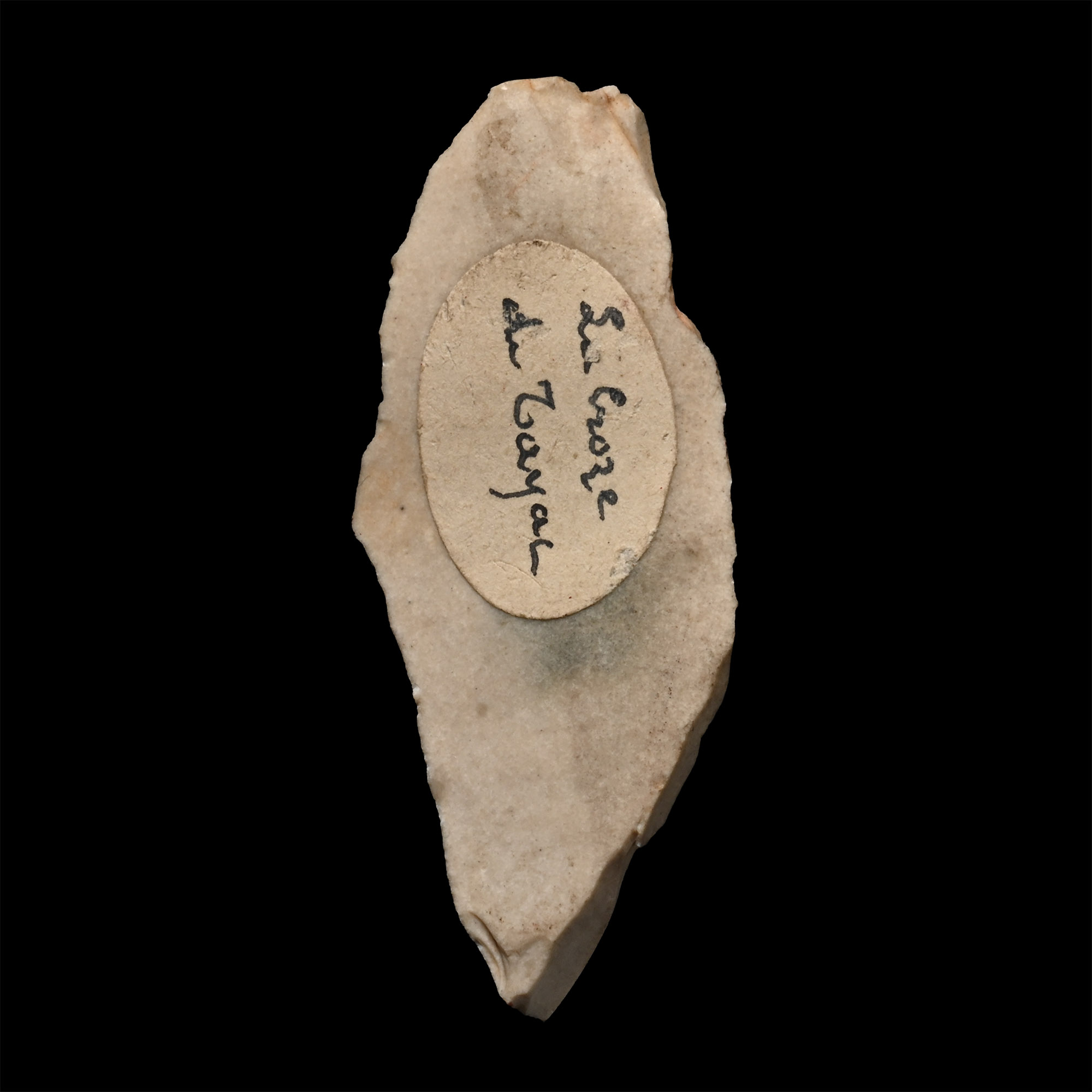 French Stone Age Knapped Flint Dihedral Burin