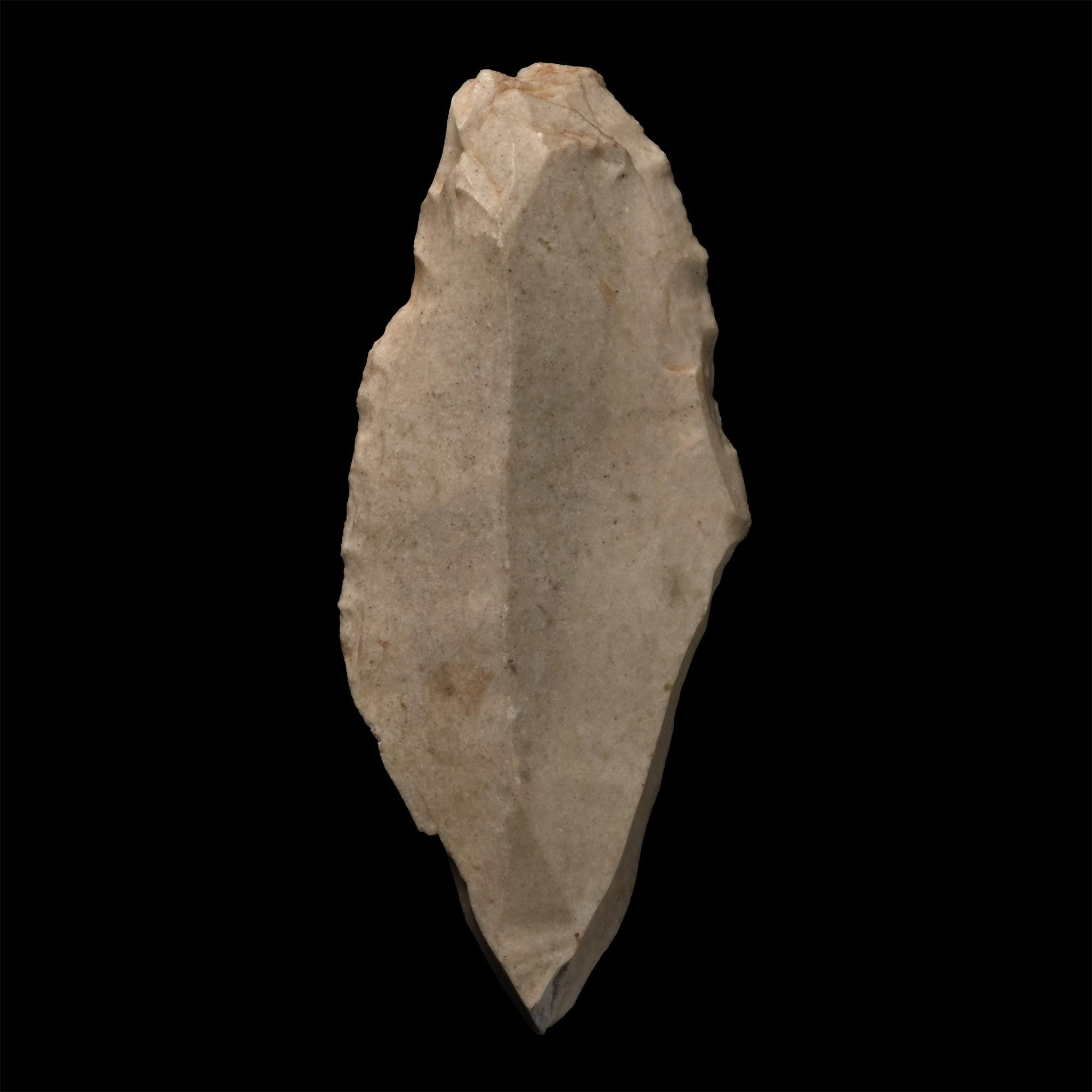 French Stone Age Knapped Flint Dihedral Burin