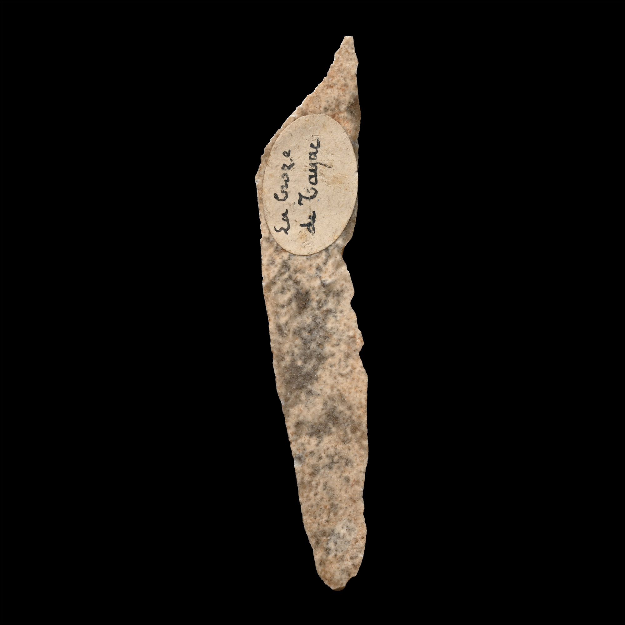 French Stone Age Knapped Flint Burin