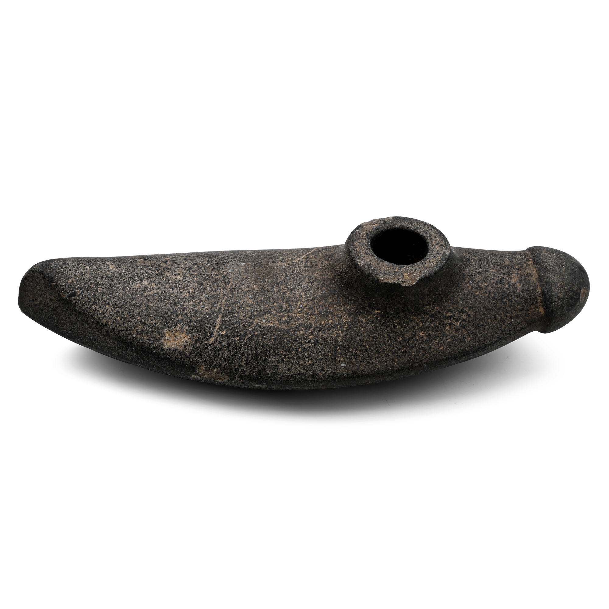 Large Stone Age Corded Ware Boat-Shaped Axehead