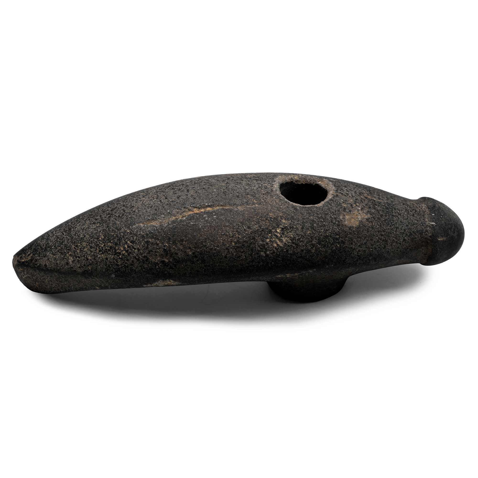 Large Stone Age Corded Ware Boat-Shaped Axehead