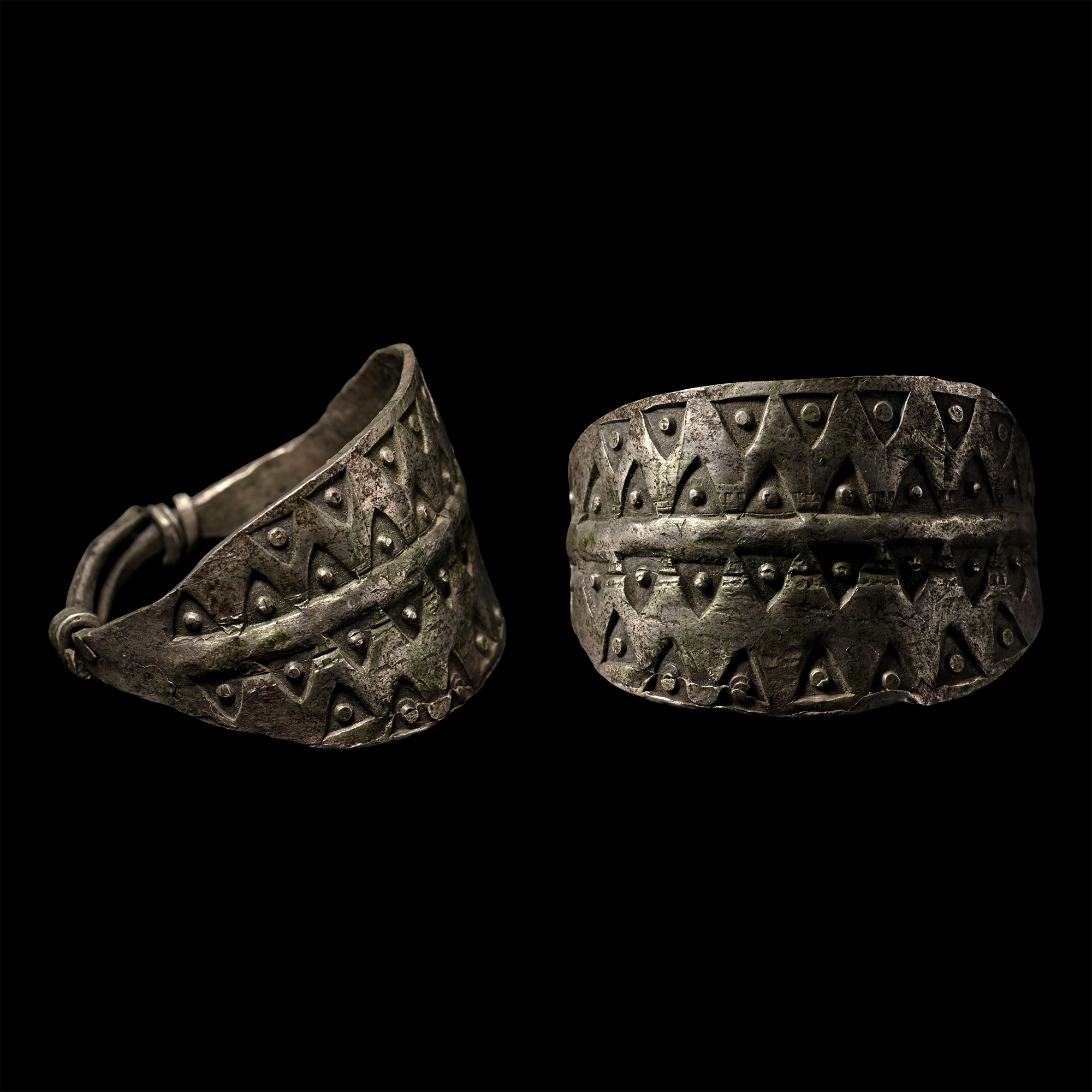 Viking Silver Stamped Ring