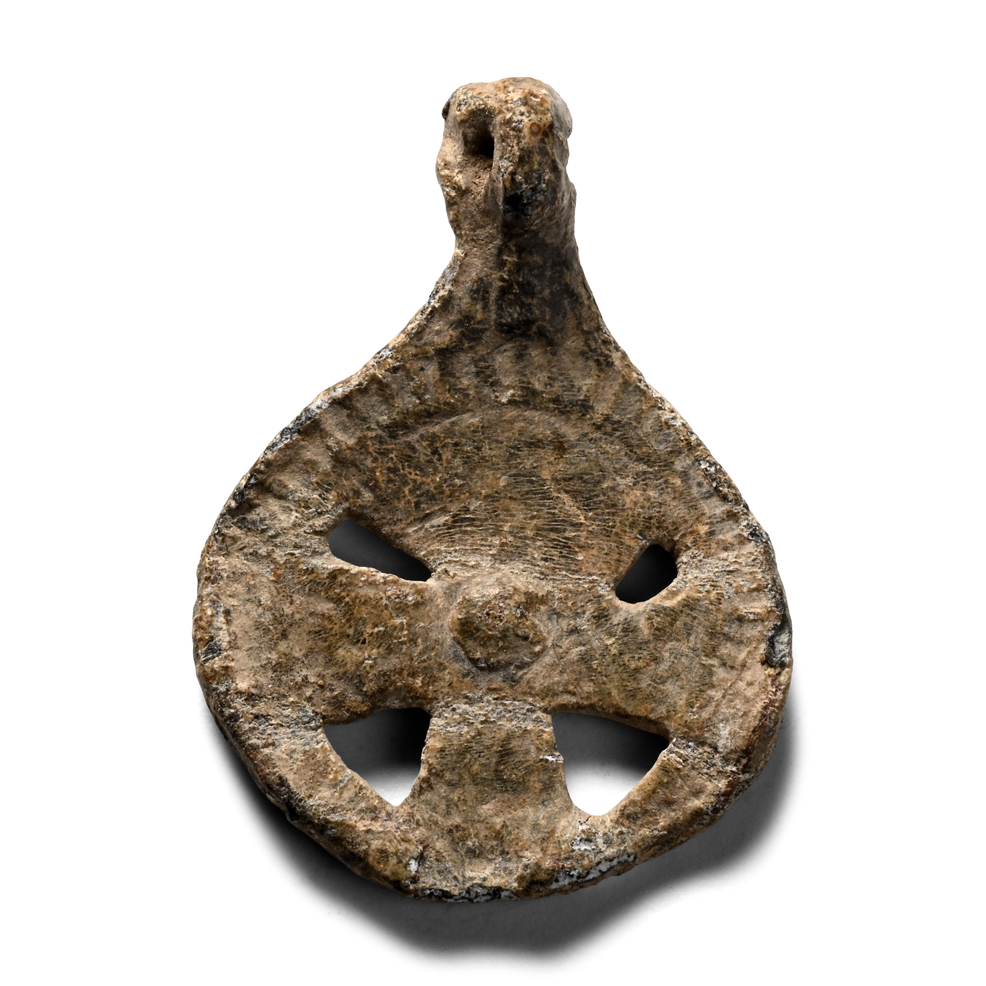 Medieval Pewter Cross Pilgrim's Pendant