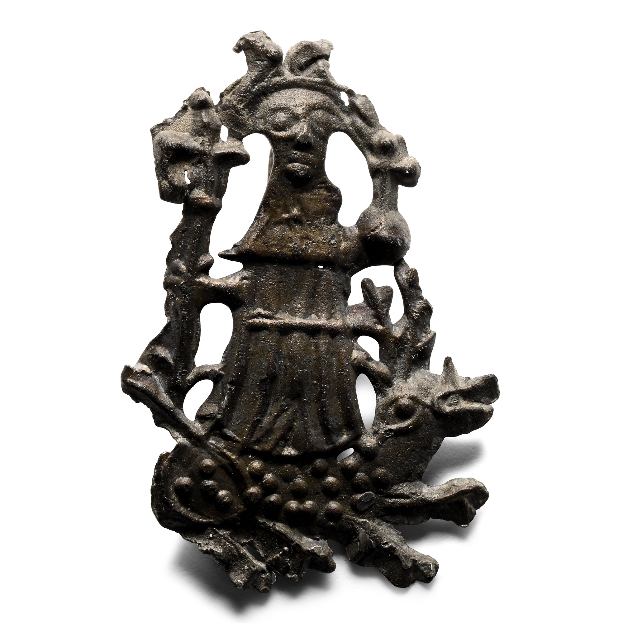 Medieval Pewter Henry VII of Windsor Pilgrim's Badge