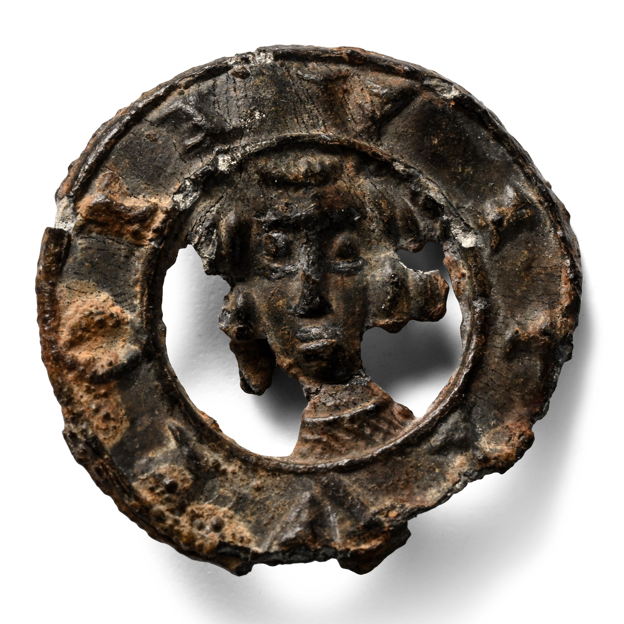 Medieval Pewter Pilgrim's Badge of John the Baptist