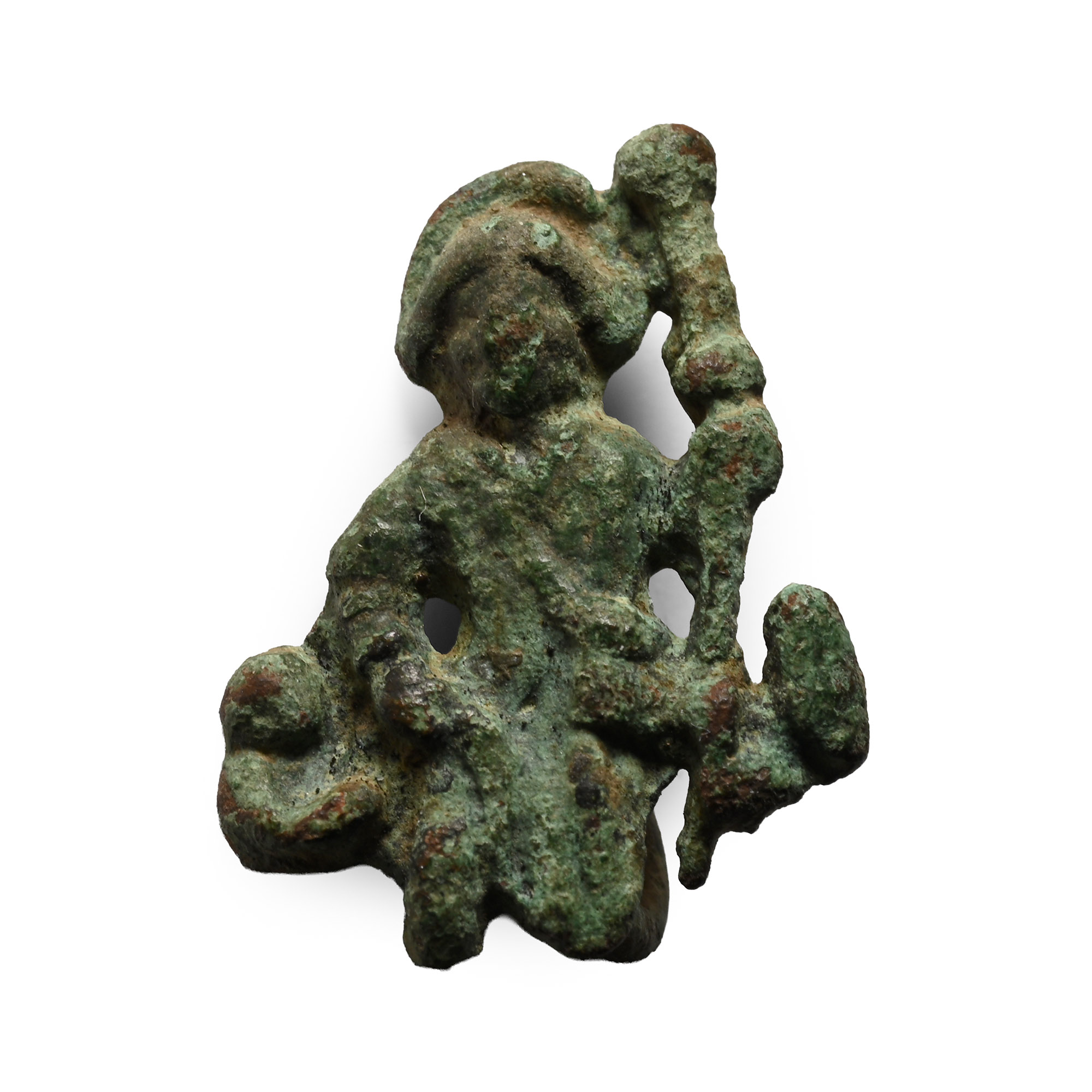 Medieval Pewter Saint Christopher Pilgrim's Badge
