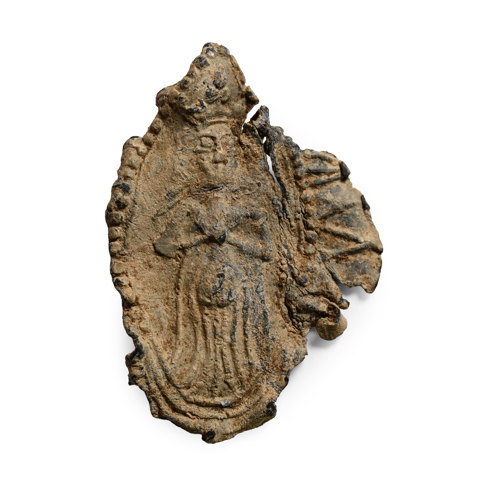 Medieval Pewter Thomas Beckett Pilgrim's Badge