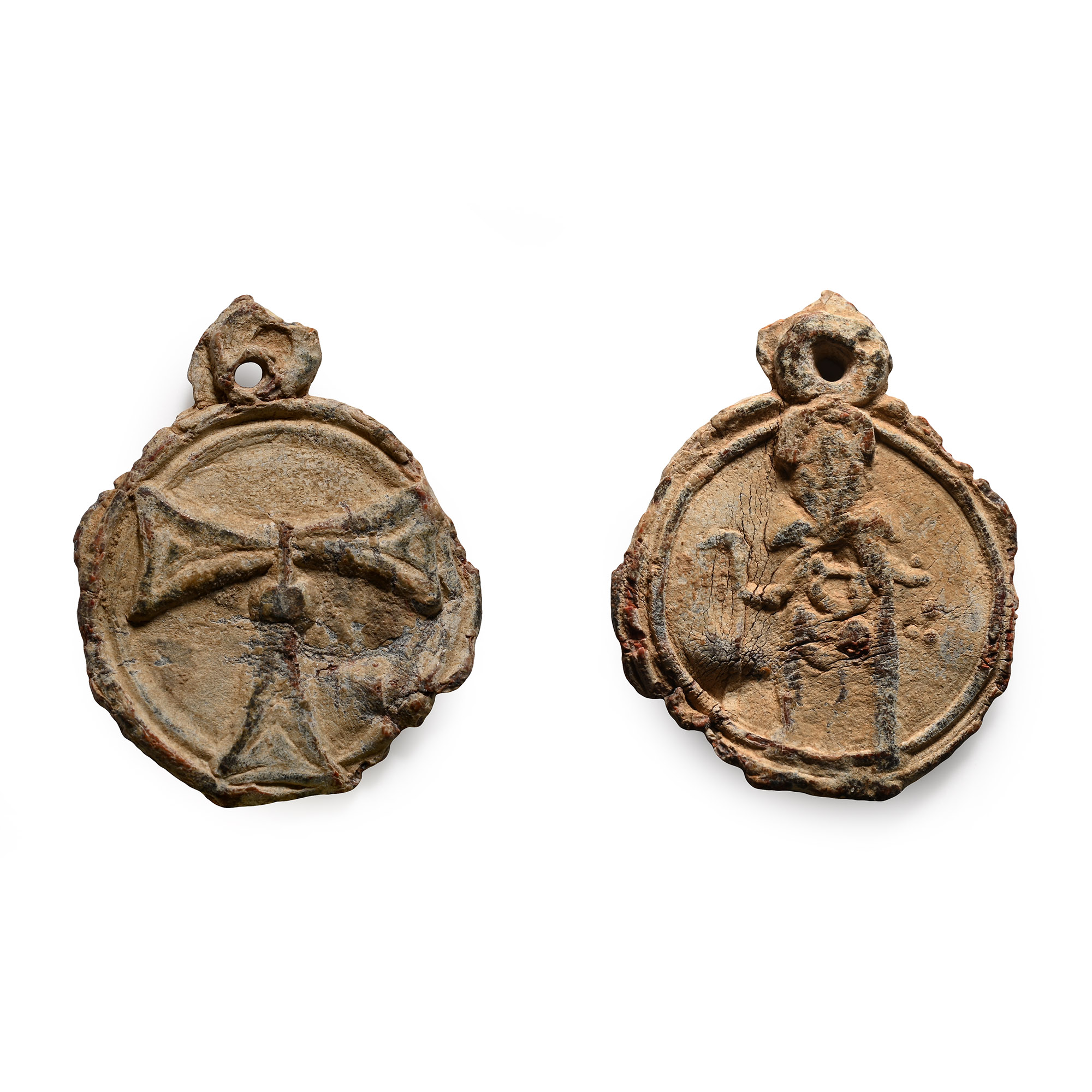 Medieval Pewter Knights of St Anthony Pilgrim's Badge