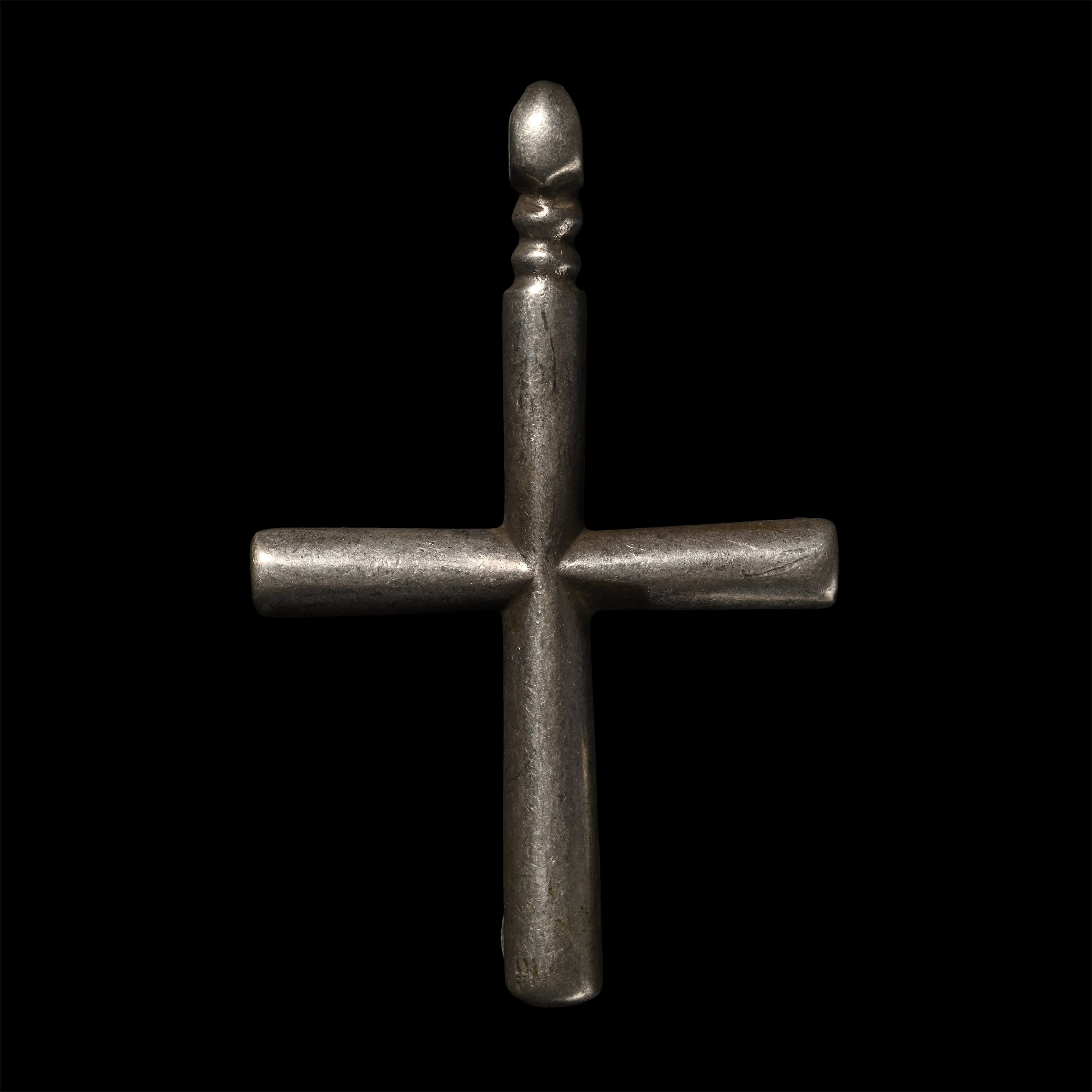 Late Medieval Silver Cross on Hanger