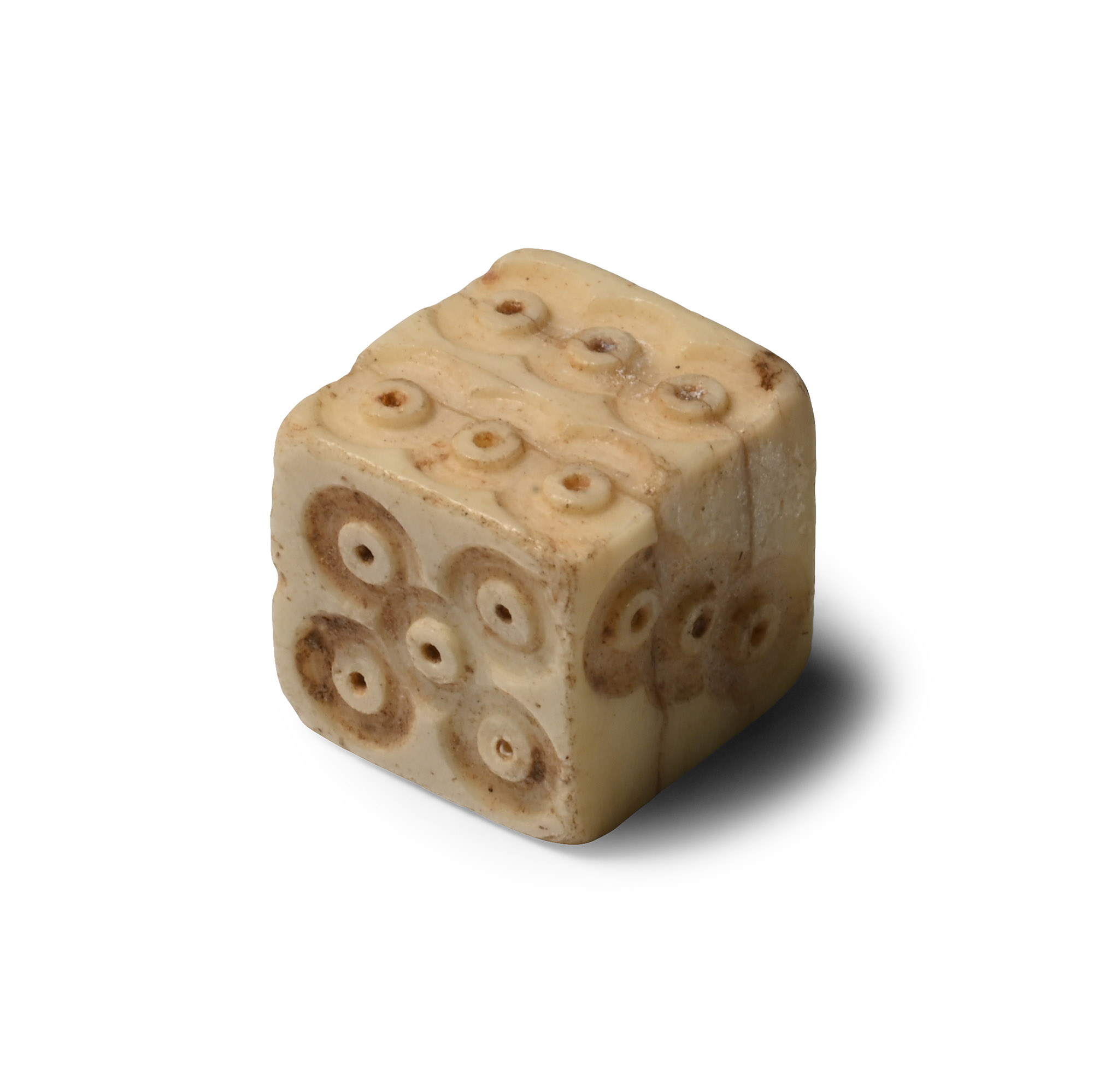 Large Roman Bone Gaming Die