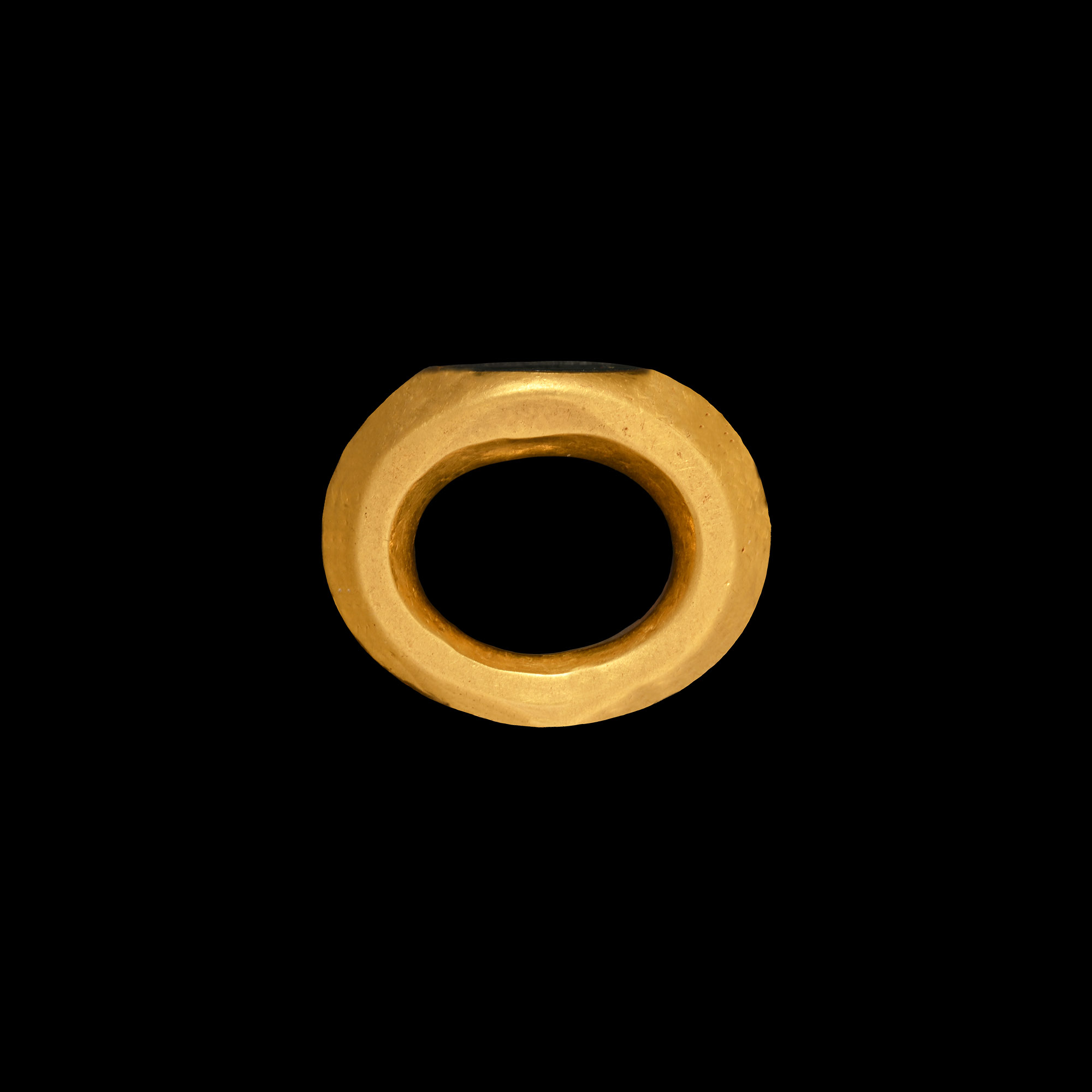 Roman Gold Ring with Portrait Gemstone