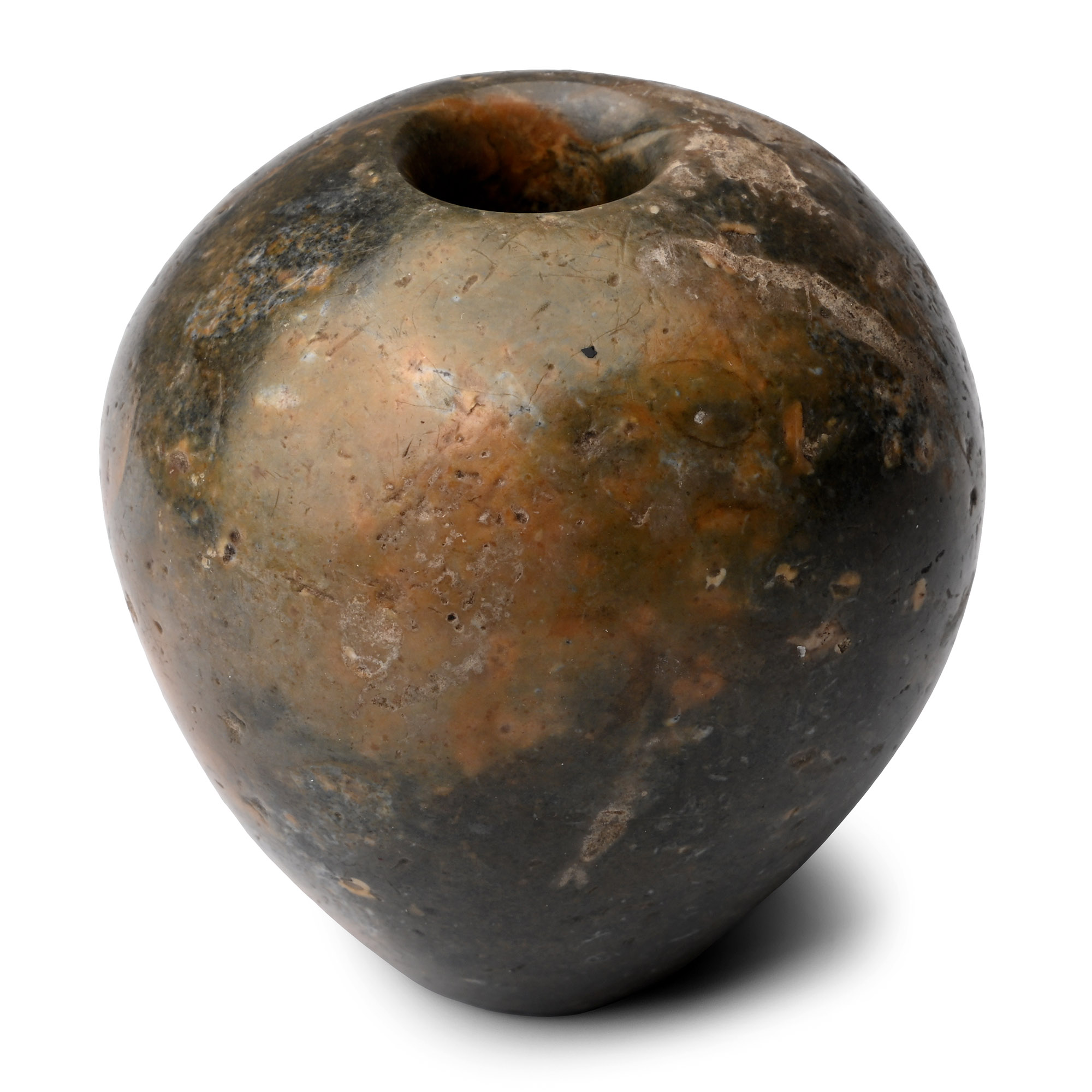 Mesopotamian Carved Stone Macehead