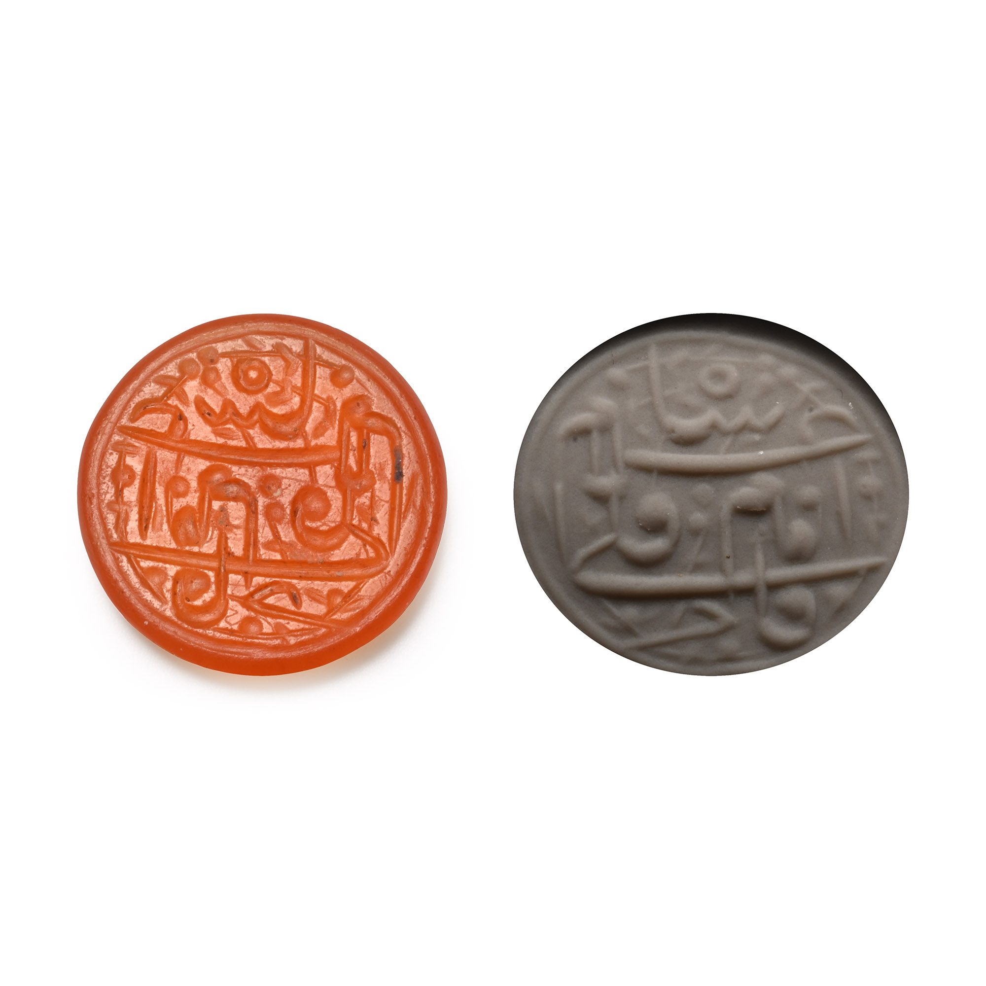Western Asiatic Engraved Carnelian Calligraphic Intaglio