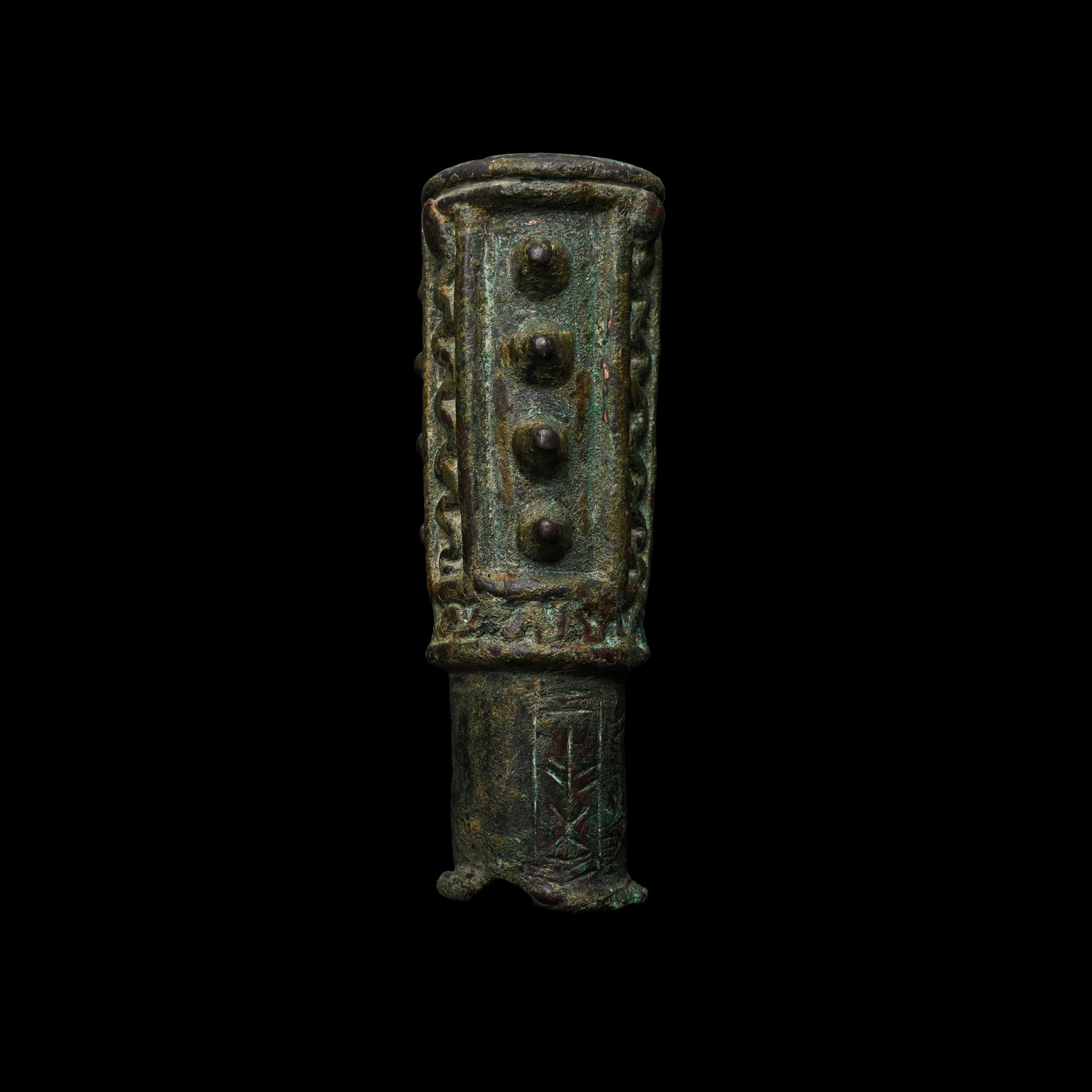 Elamite Bronze Macehead Inscribed 'To Nin’azu, Bala, son of Lugal-kare-si'