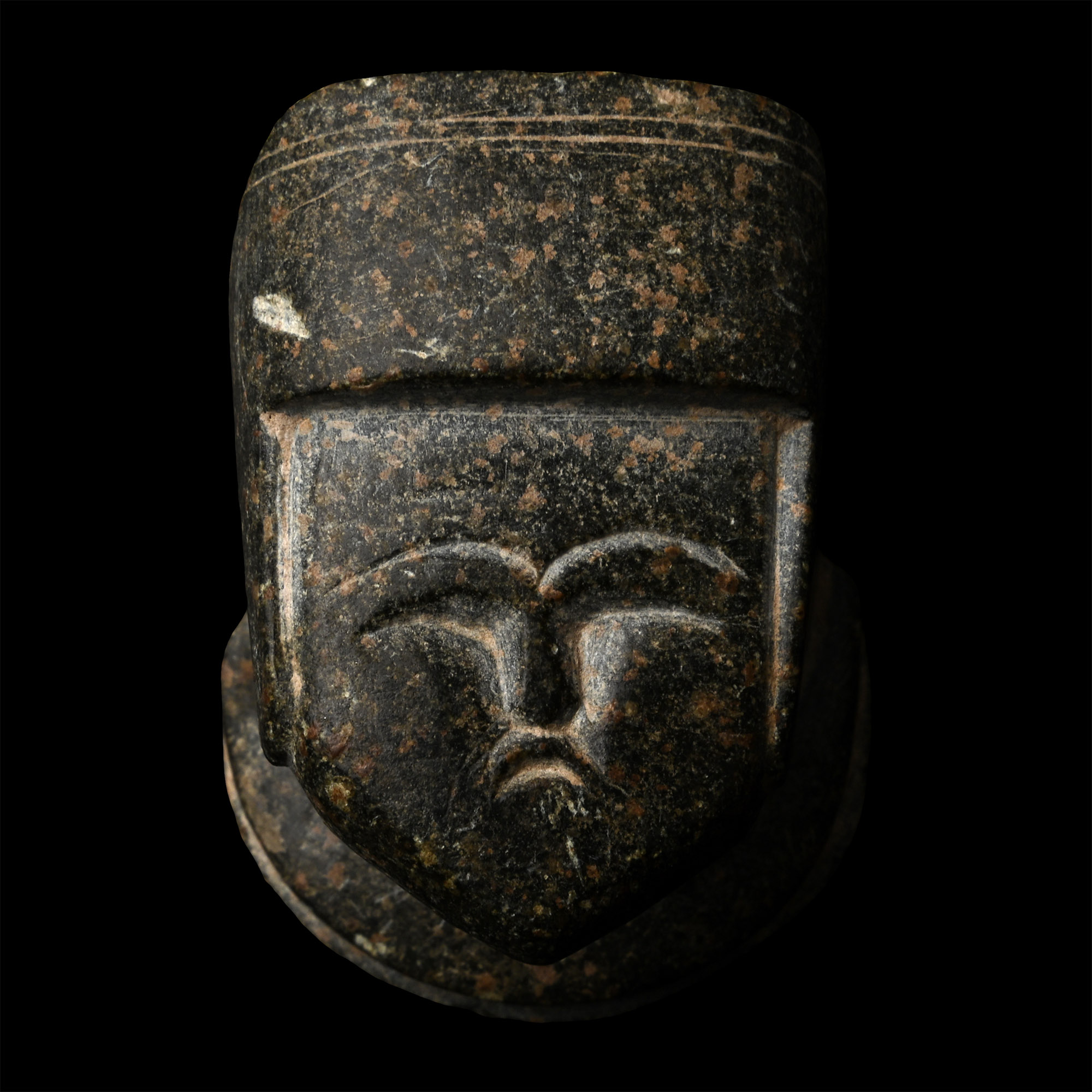 Seljuk Carved Stone Head of a Prince