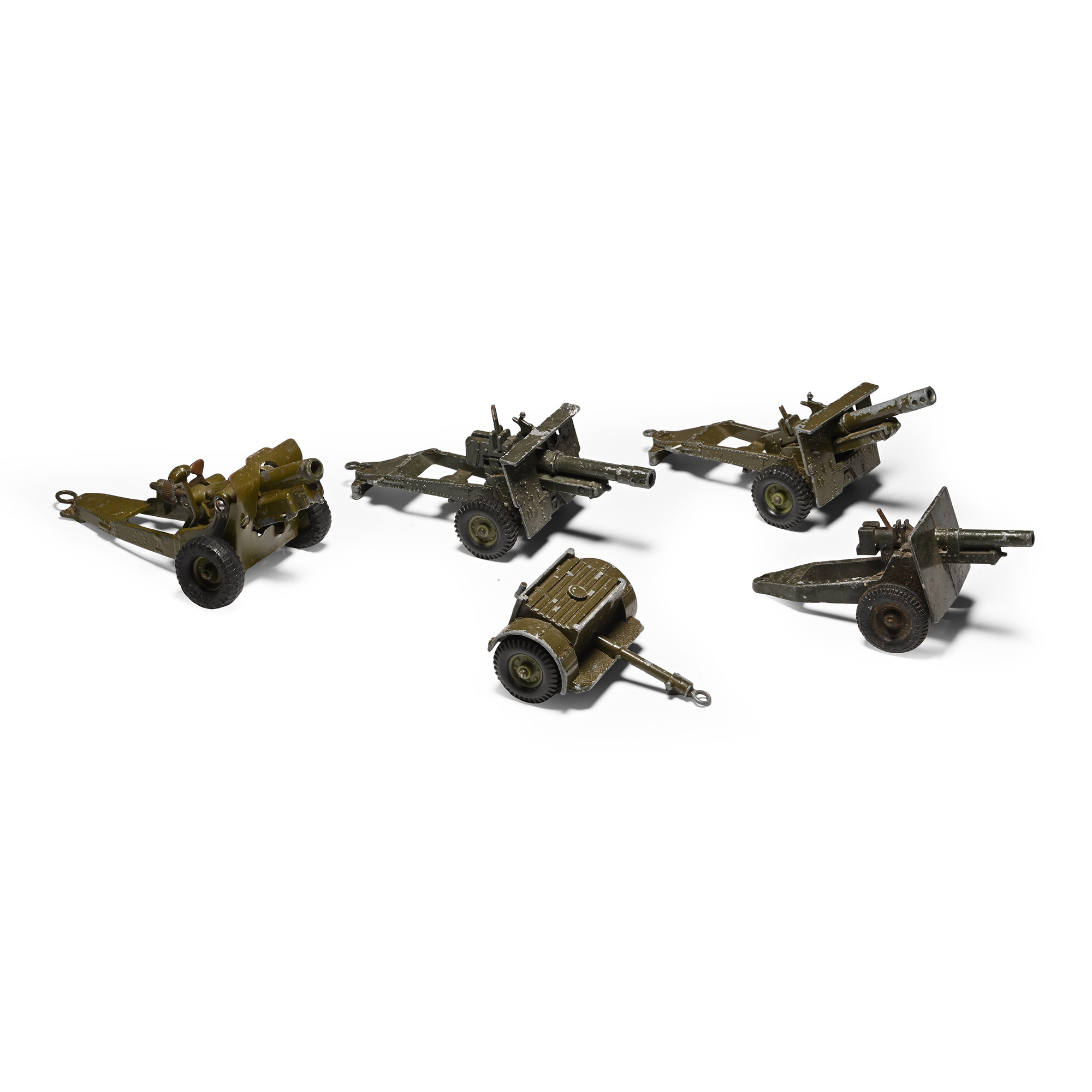 WWII Cast Metal Gun Die Cast Toy Group