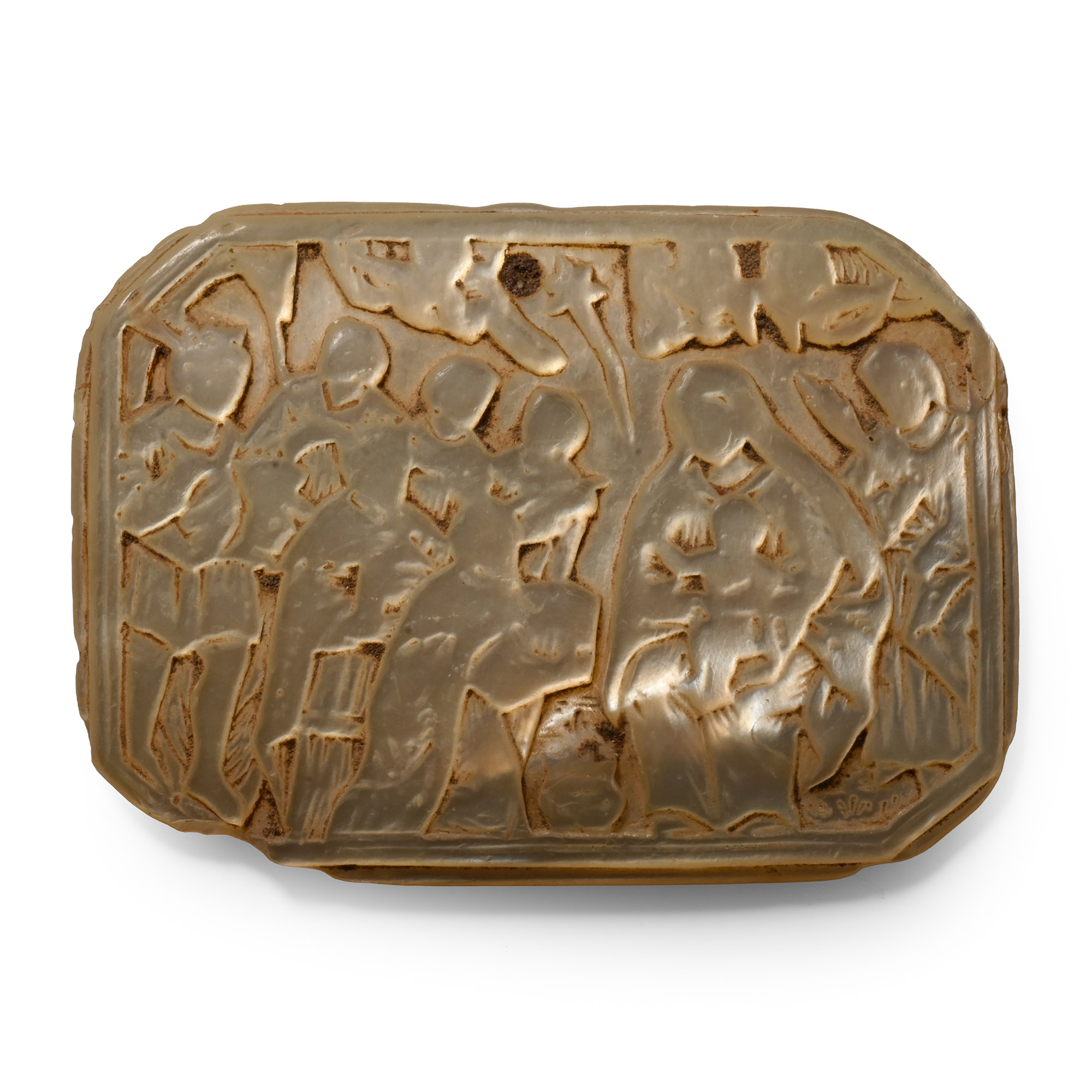 Post Byzantine Adoration of the Magi Shell Plaque