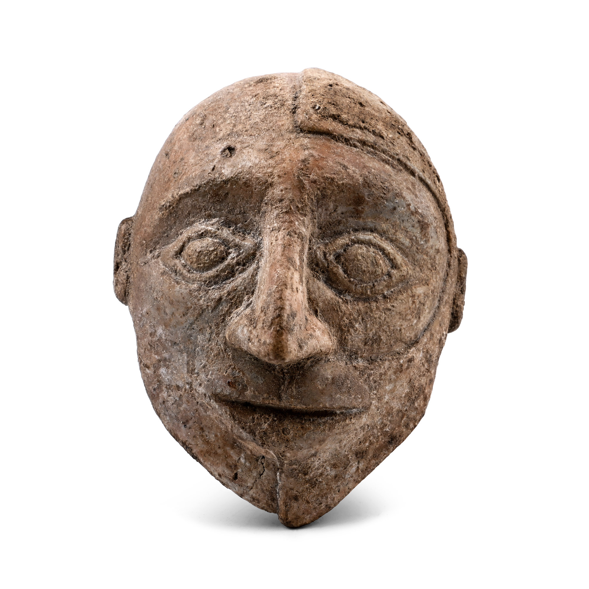 Old Babylonian Terracotta Head of a Demon