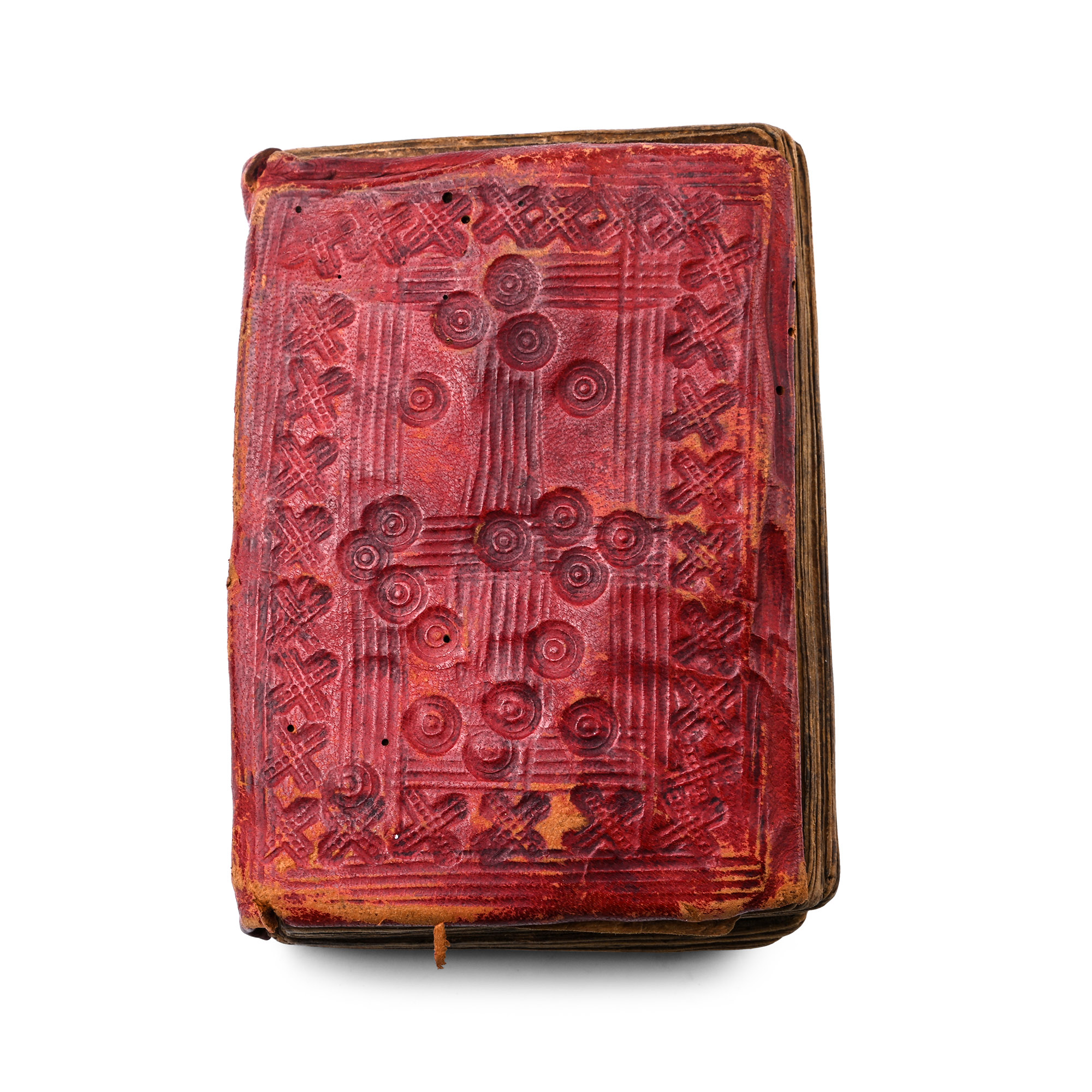 Ethiopian Leather Bound Vellum Manuscript
