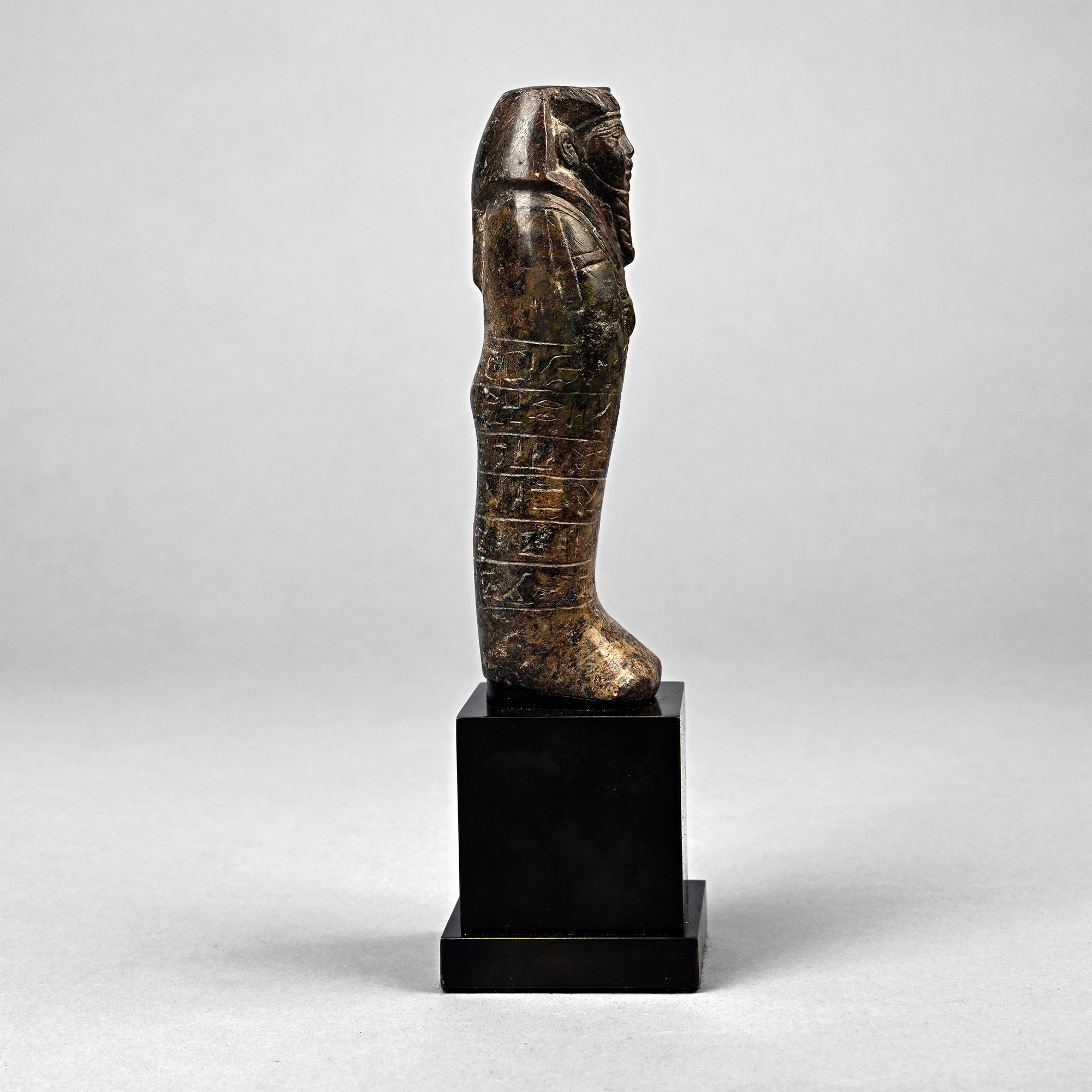 Egyptian Serpentine Shabti for King Senkamenisken