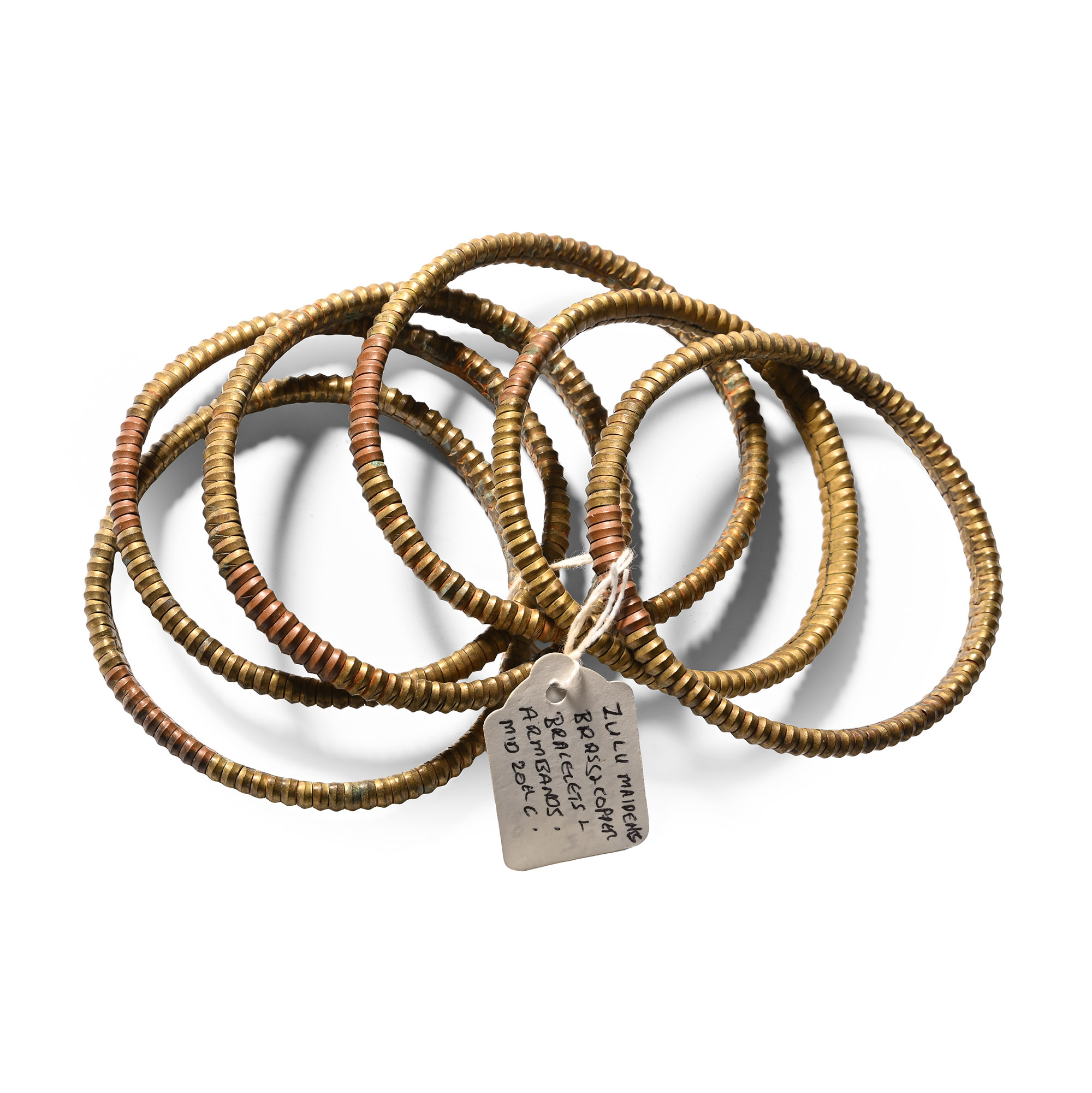 Zulu Woman's Brass and Copper Bracelets