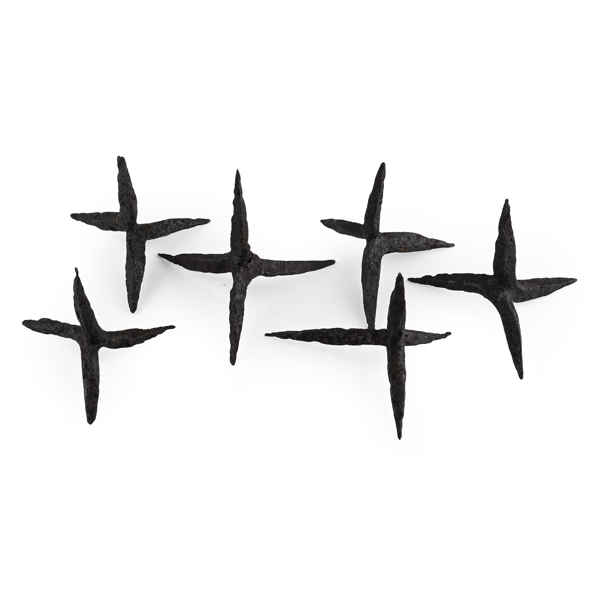 Roman Iron Anti-Cavalry Caltrop Group