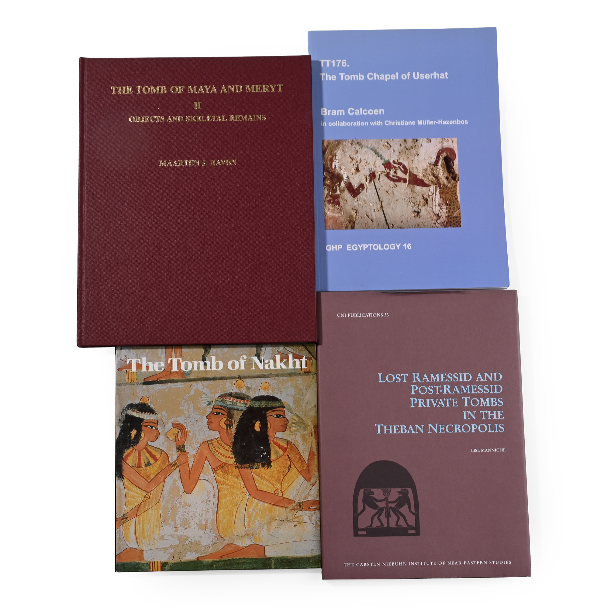 Books on Ancient Egyptian Tombs - 4 Titles