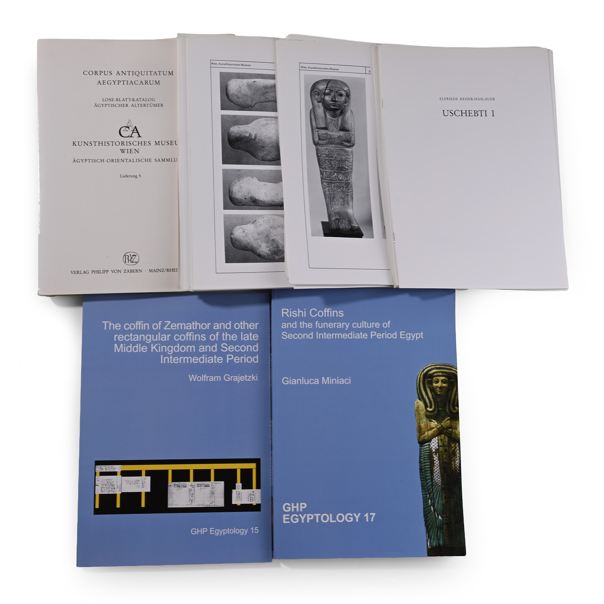 Books on Ancient Egyptian Funerary Equipment - 3 Titles