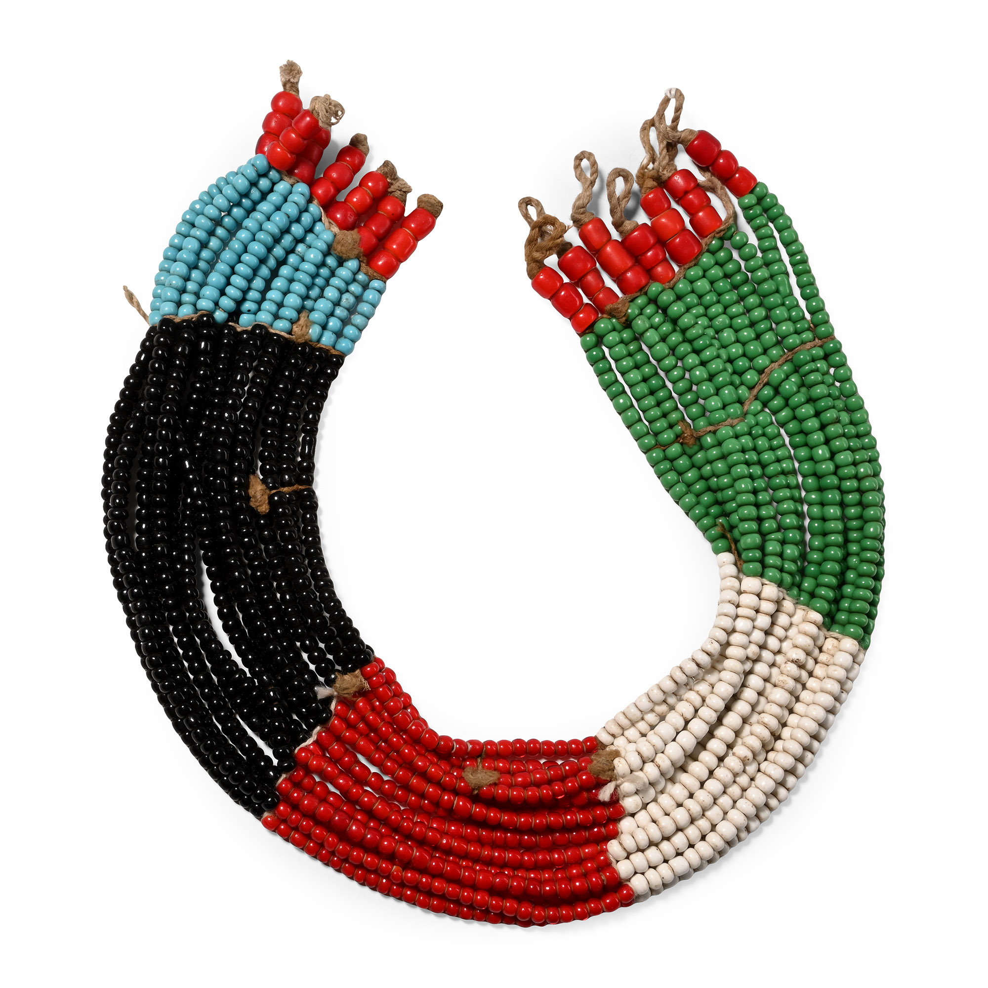 Zulu Woman's Glass Bead Necklace Collar