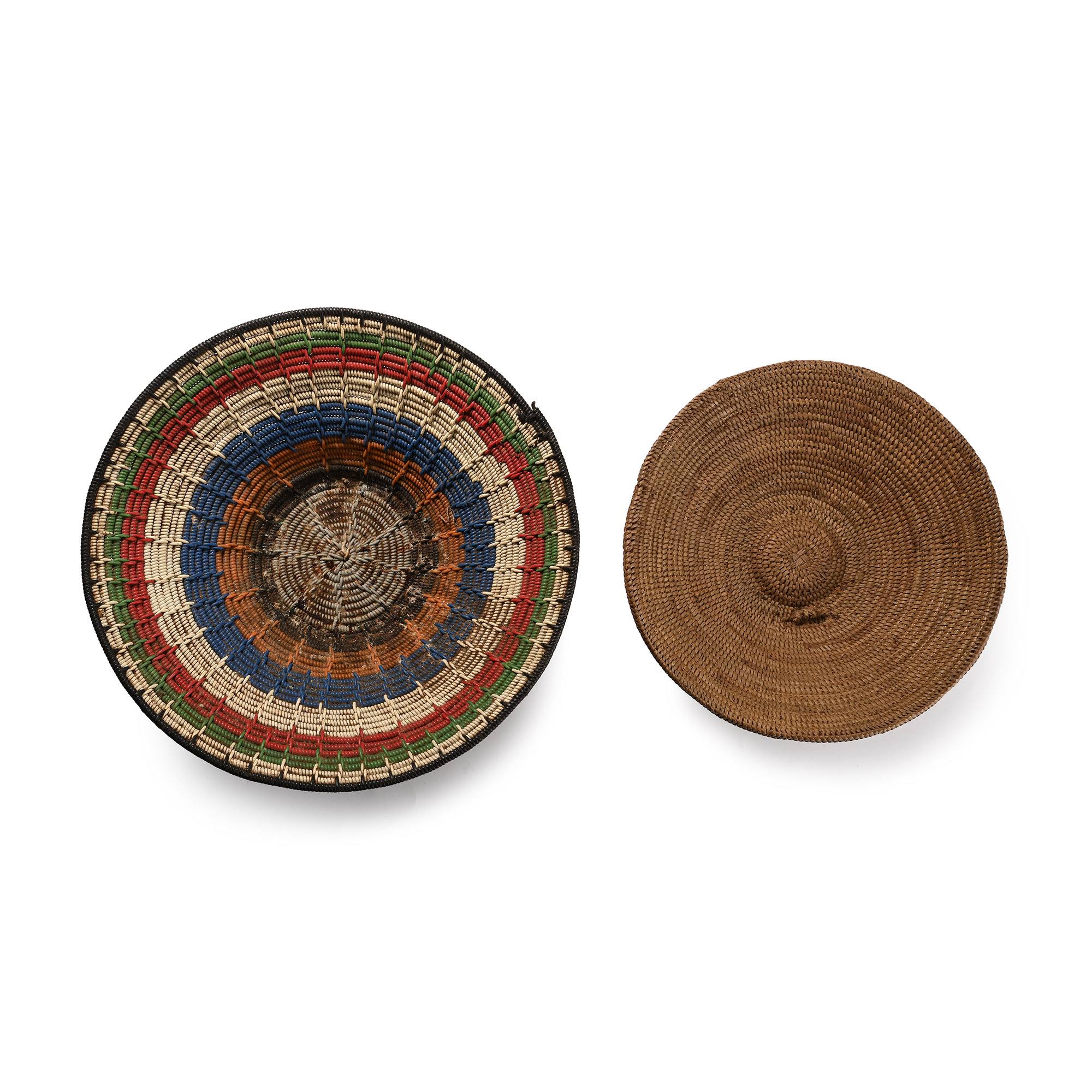 Zulu Woman's Woven Bowl Pair