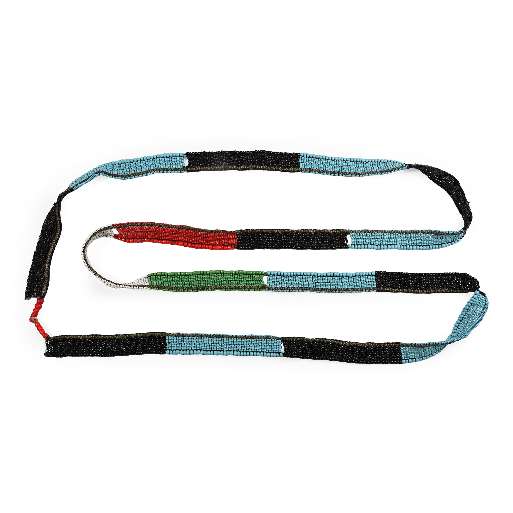 Zulu Man's Beaded Long Necklace