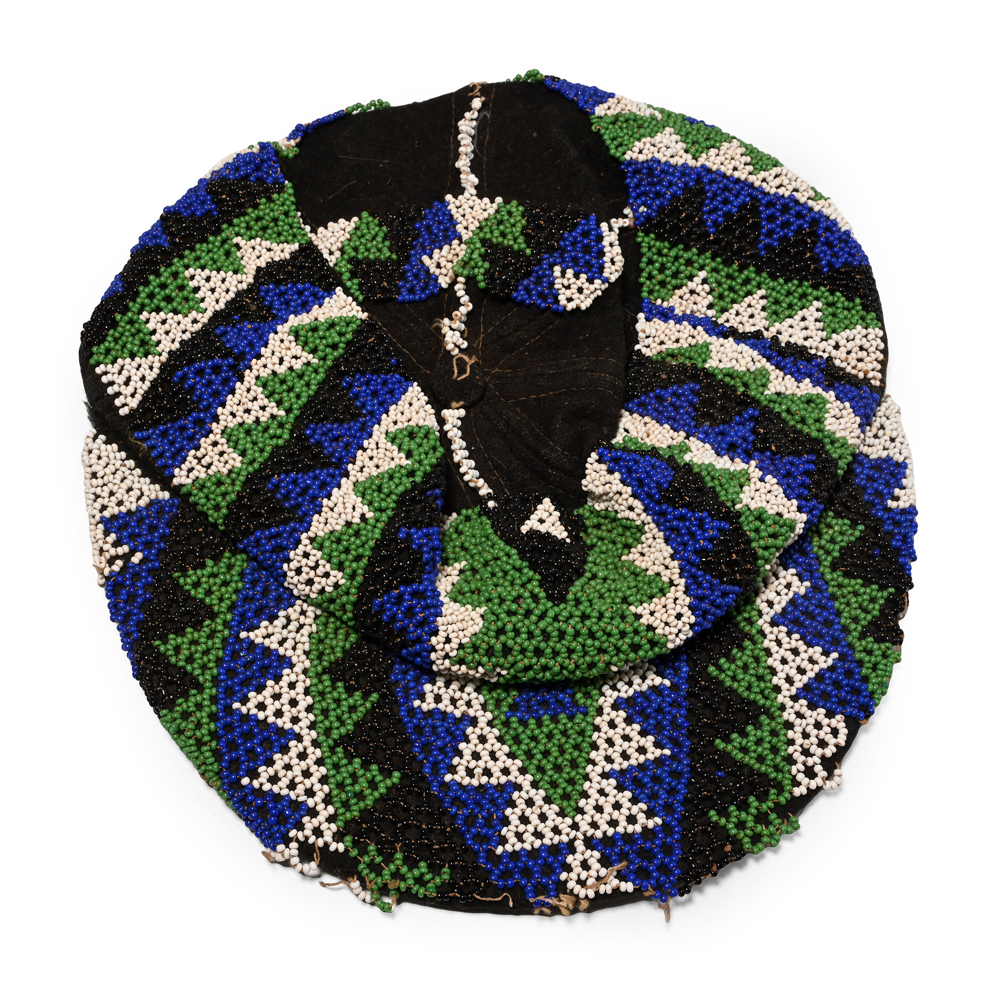 Zulu Man's Glass Bead Cap