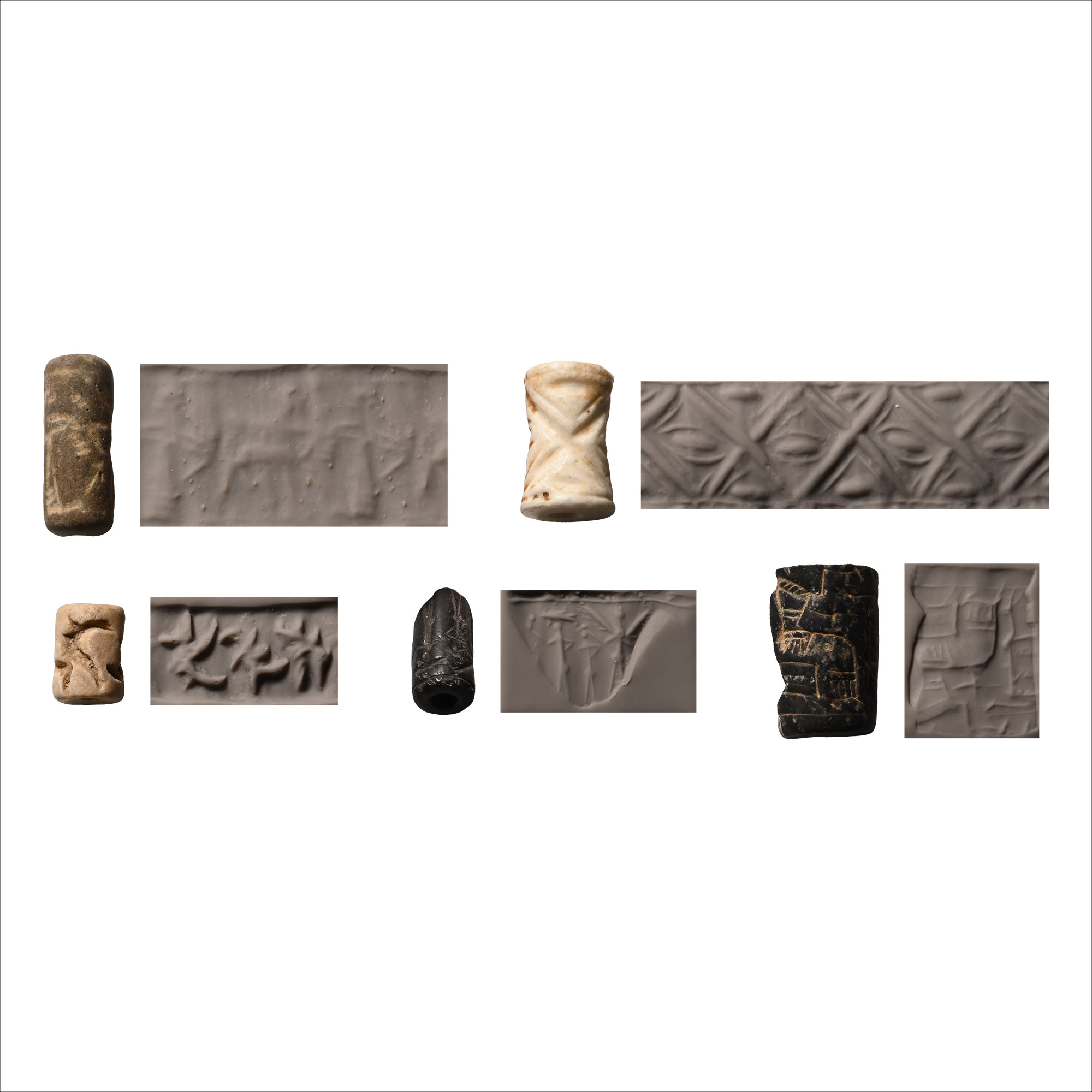 Western Asiatic Stone Cylinder Seal Group
