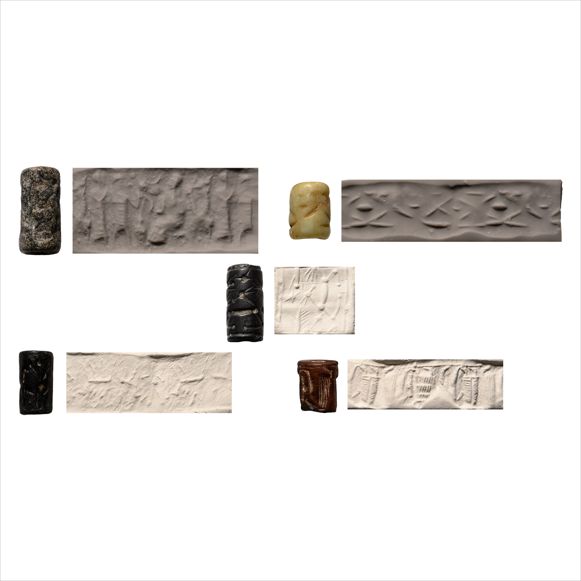 Western Asiatic Stone Cylinder Seal Group
