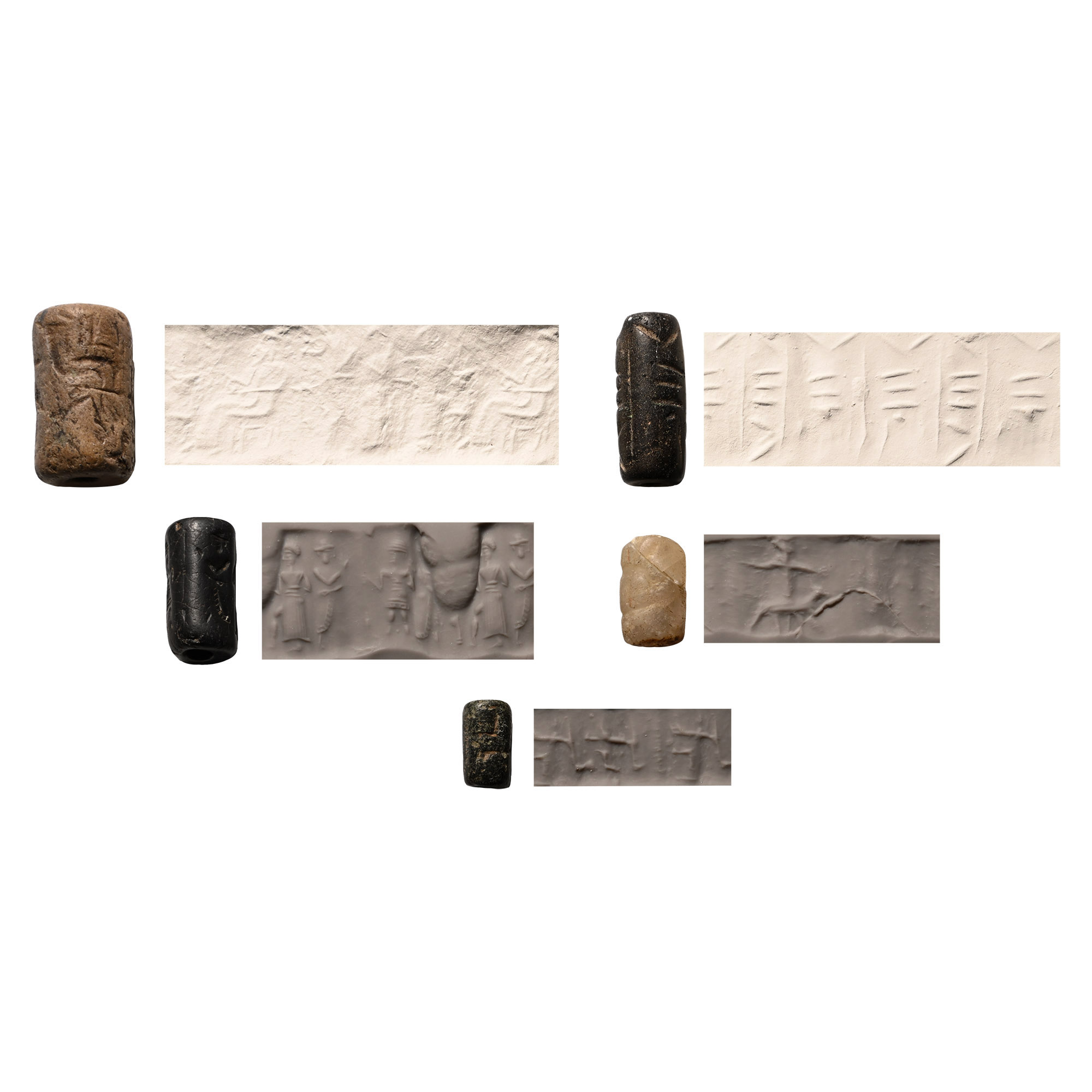 Western Asiatic Stone Cylinder Seal Group