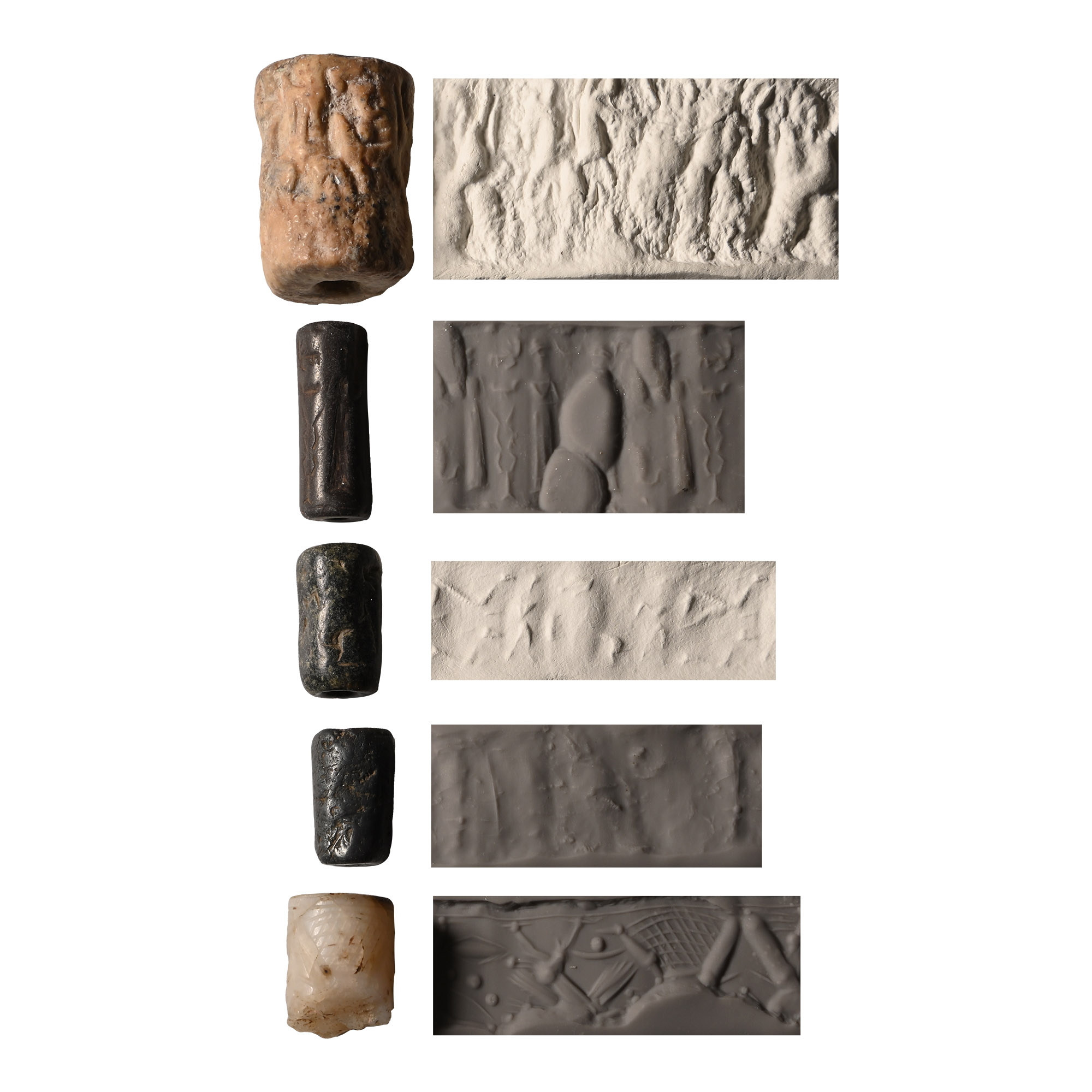 Western Asiatic Stone Cylinder Seal Group