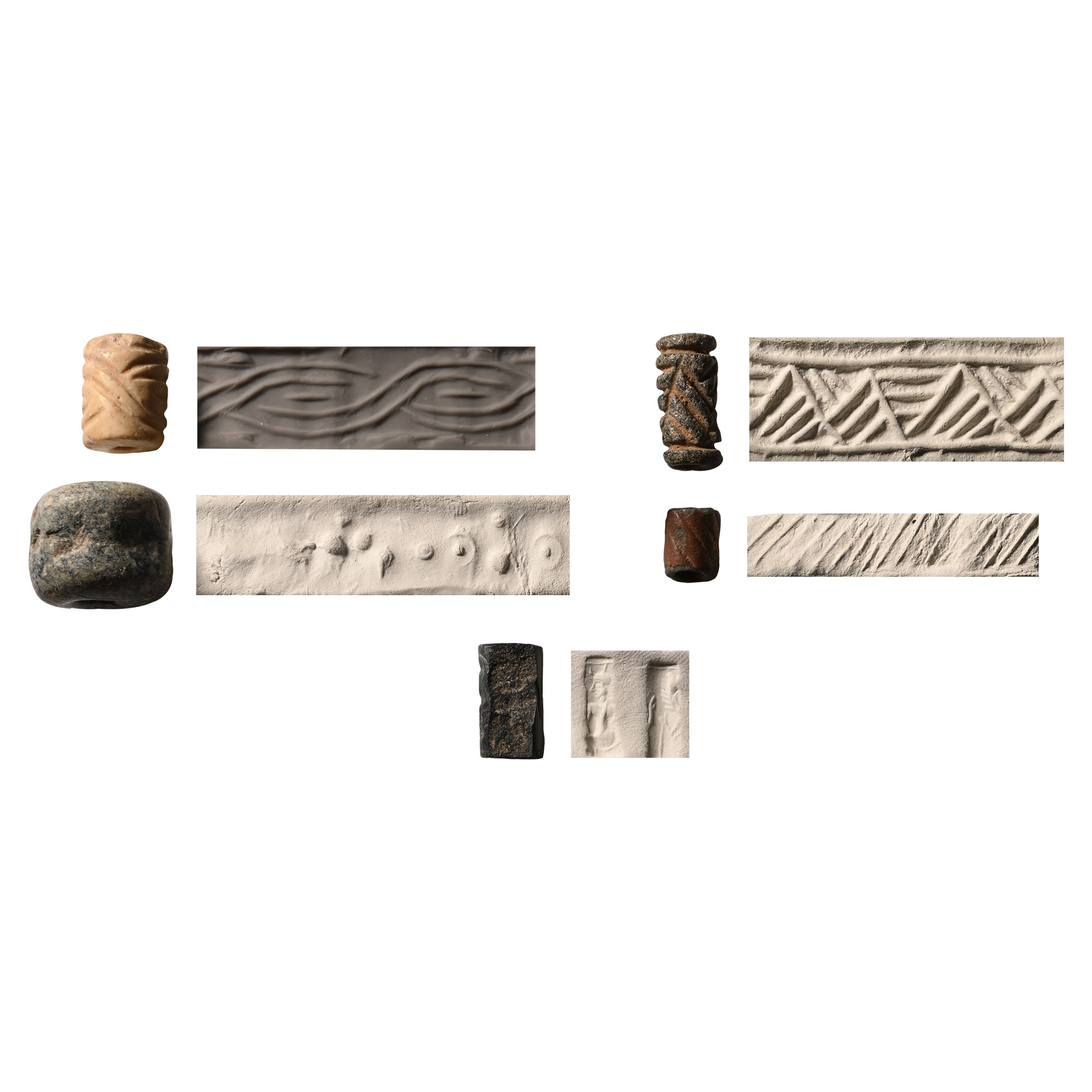 Western Asiatic Stone Cylinder Seal Group
