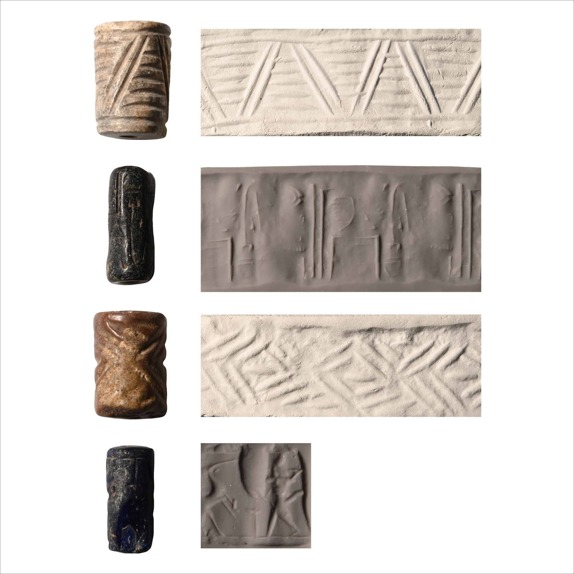 Western Asiatic Stone Cylinder Seal Group