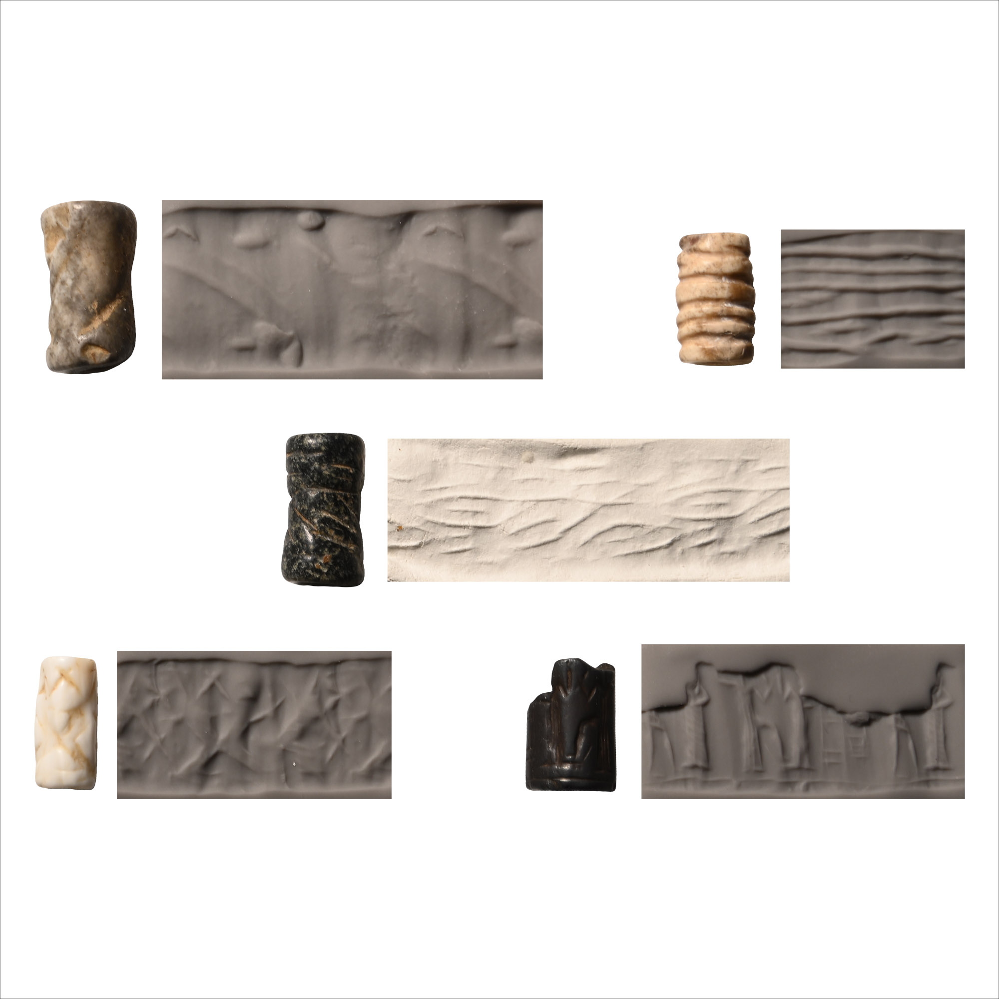 Western Asiatic Stone Cylinder Seal Group