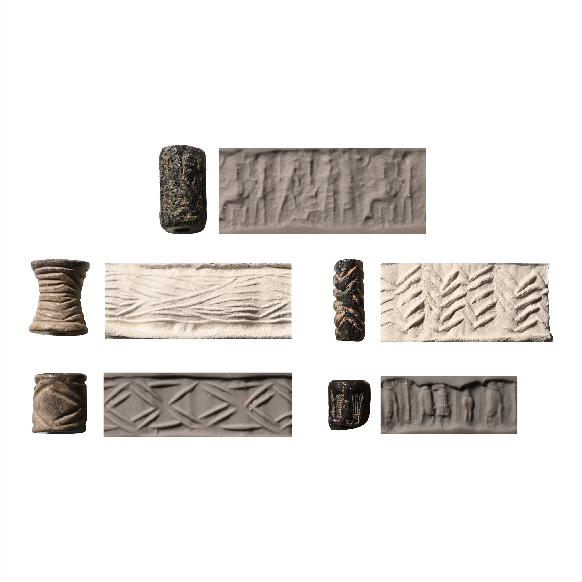 Western Asiatic Stone Cylinder Seal Group