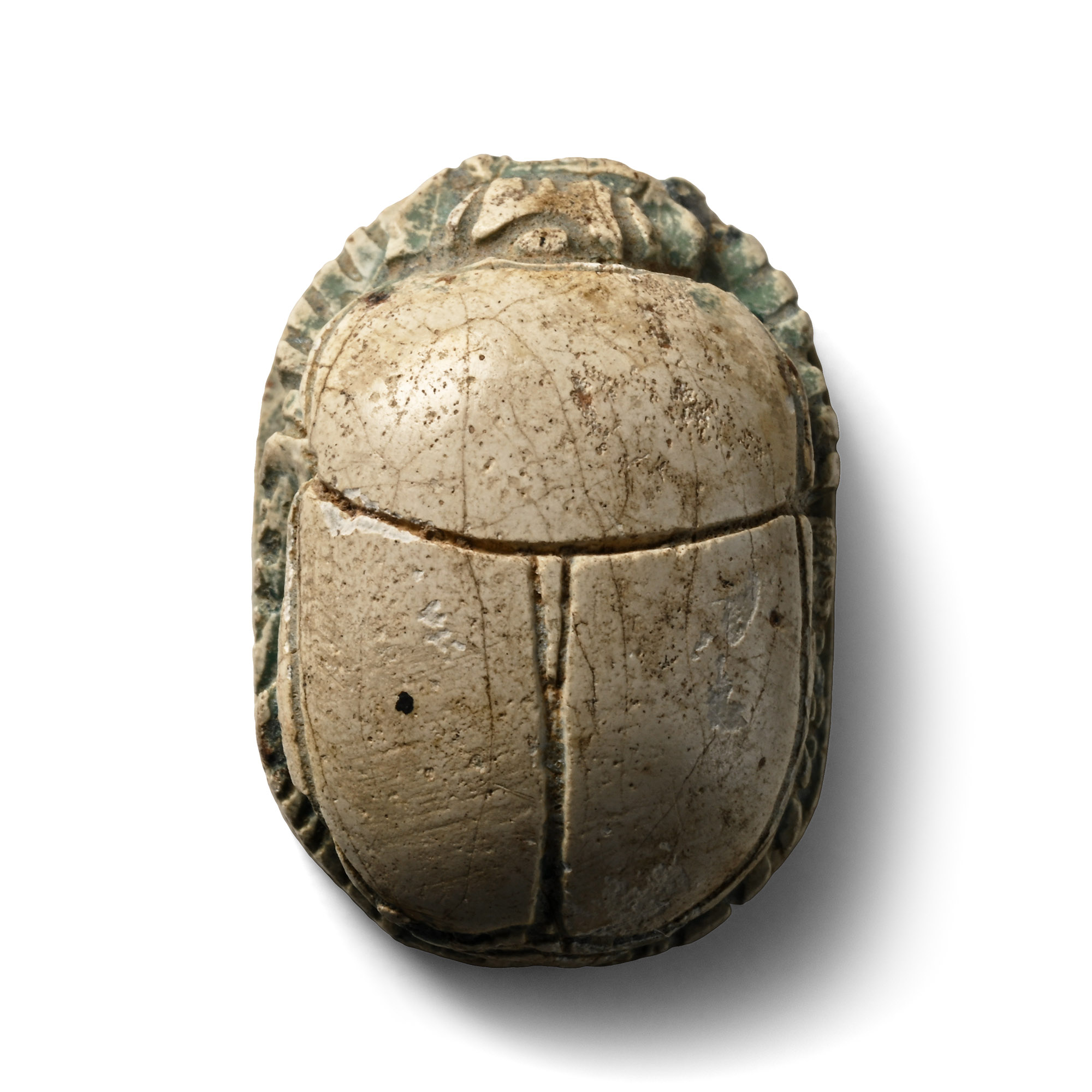 Egyptian Steatite Scarab with Cartouche