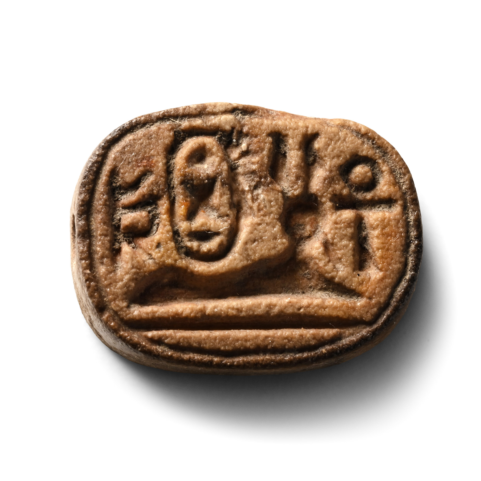 Egyptian Steatite Bifacial Scaraboid Seal