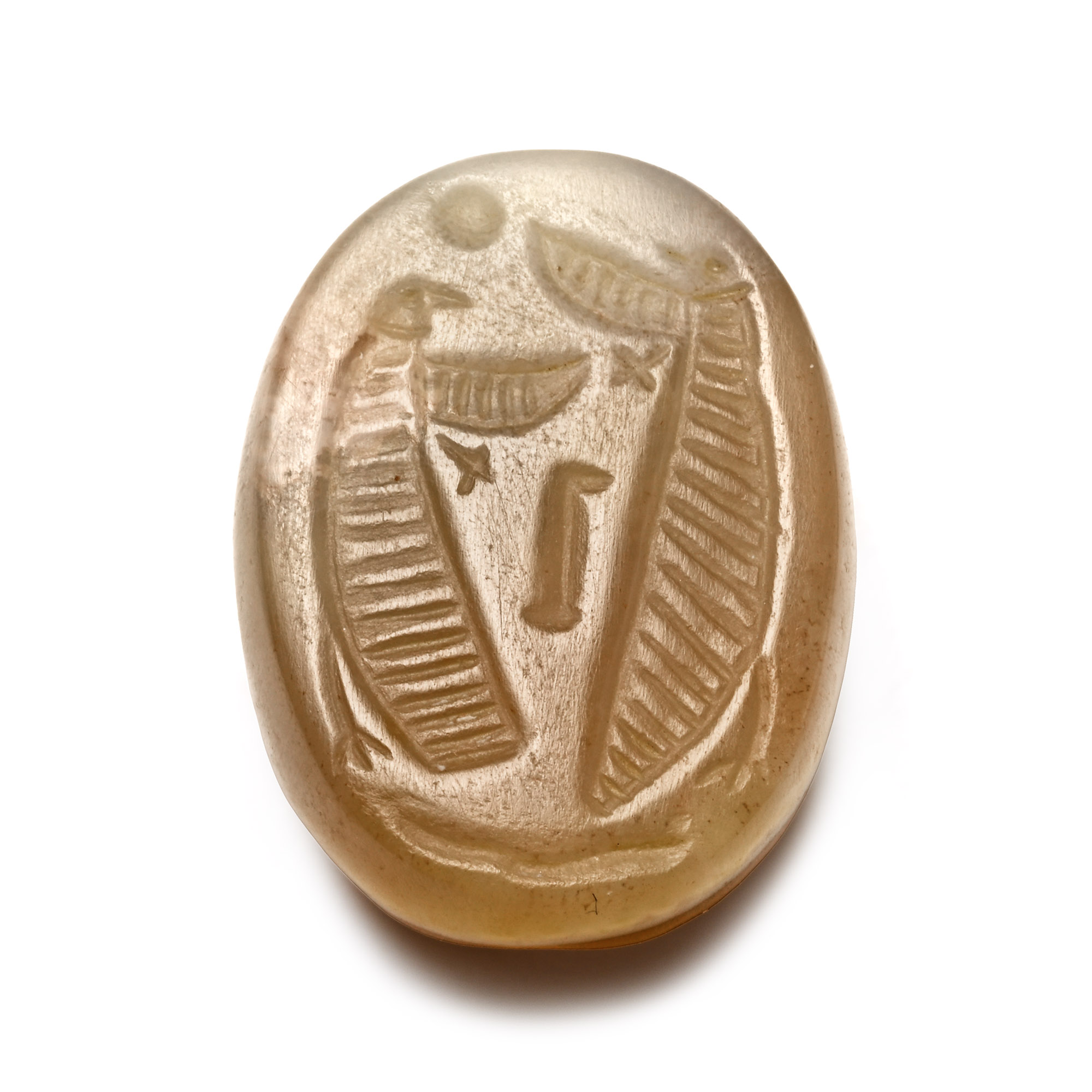 Egypto-Phoenician Agate Scarab